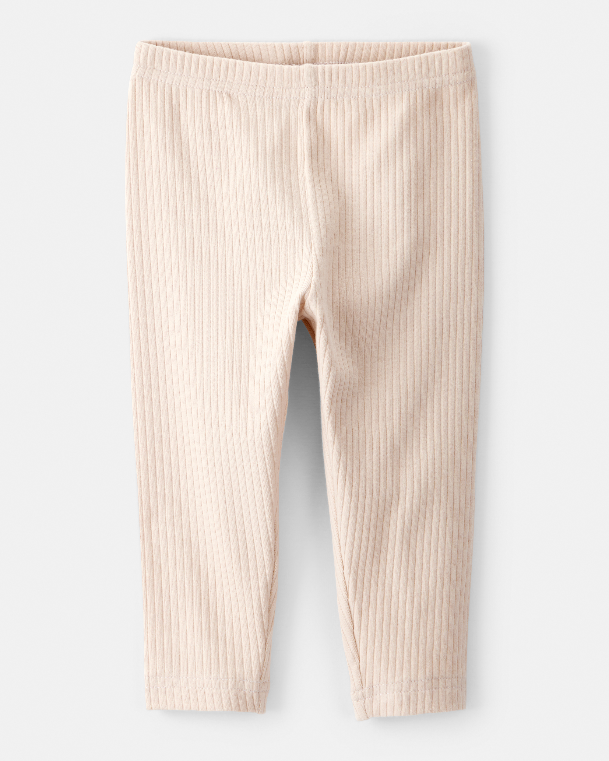 Baby Girl Ribbed Leggings