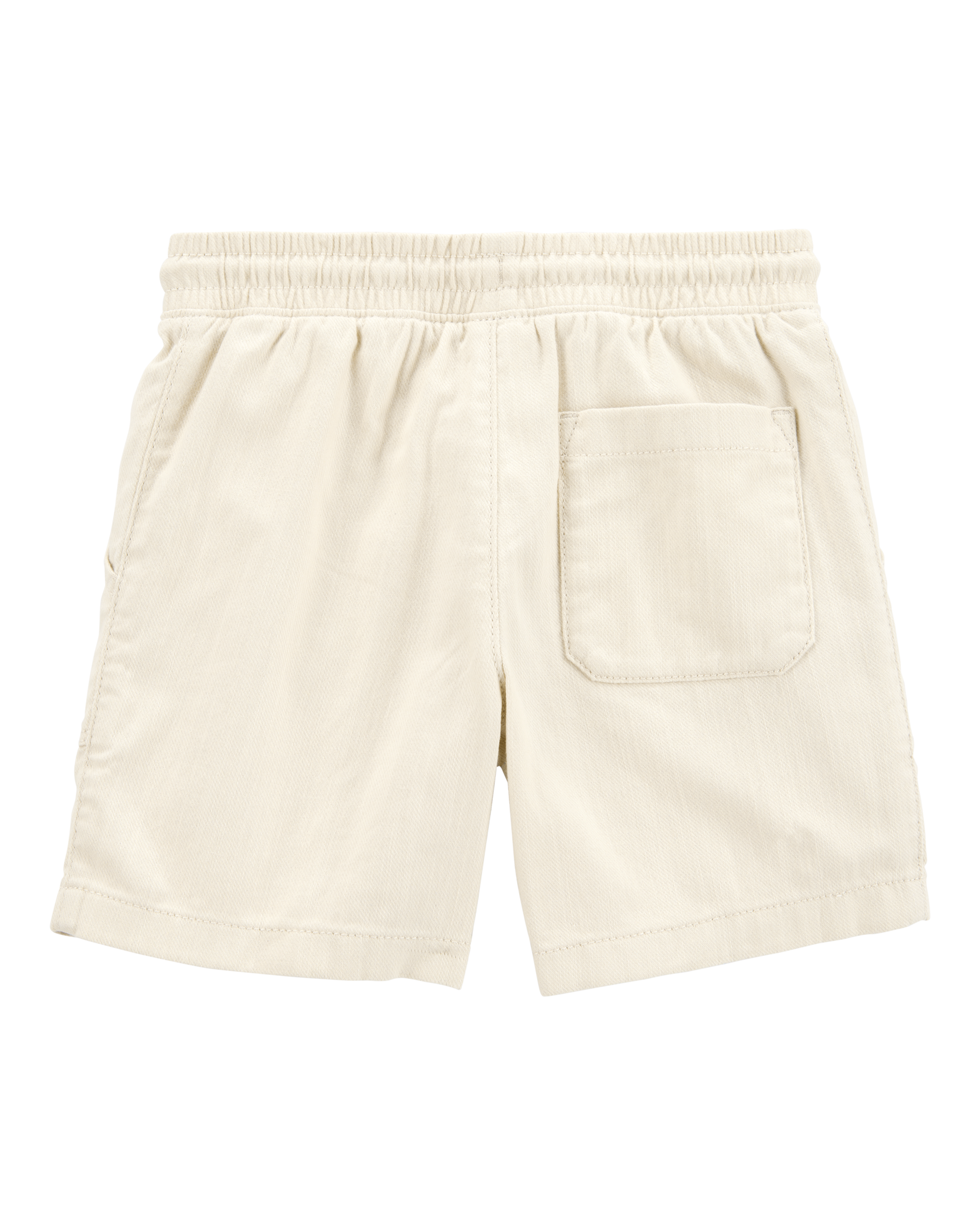 Boys Pull-On Twill Shorts - Khaki