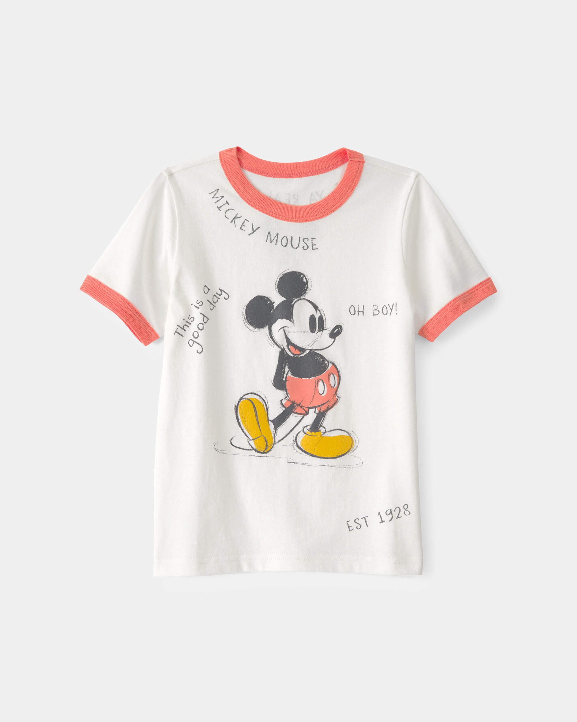 Toddler Disney© Mickey Mouse Graphic Tee - White