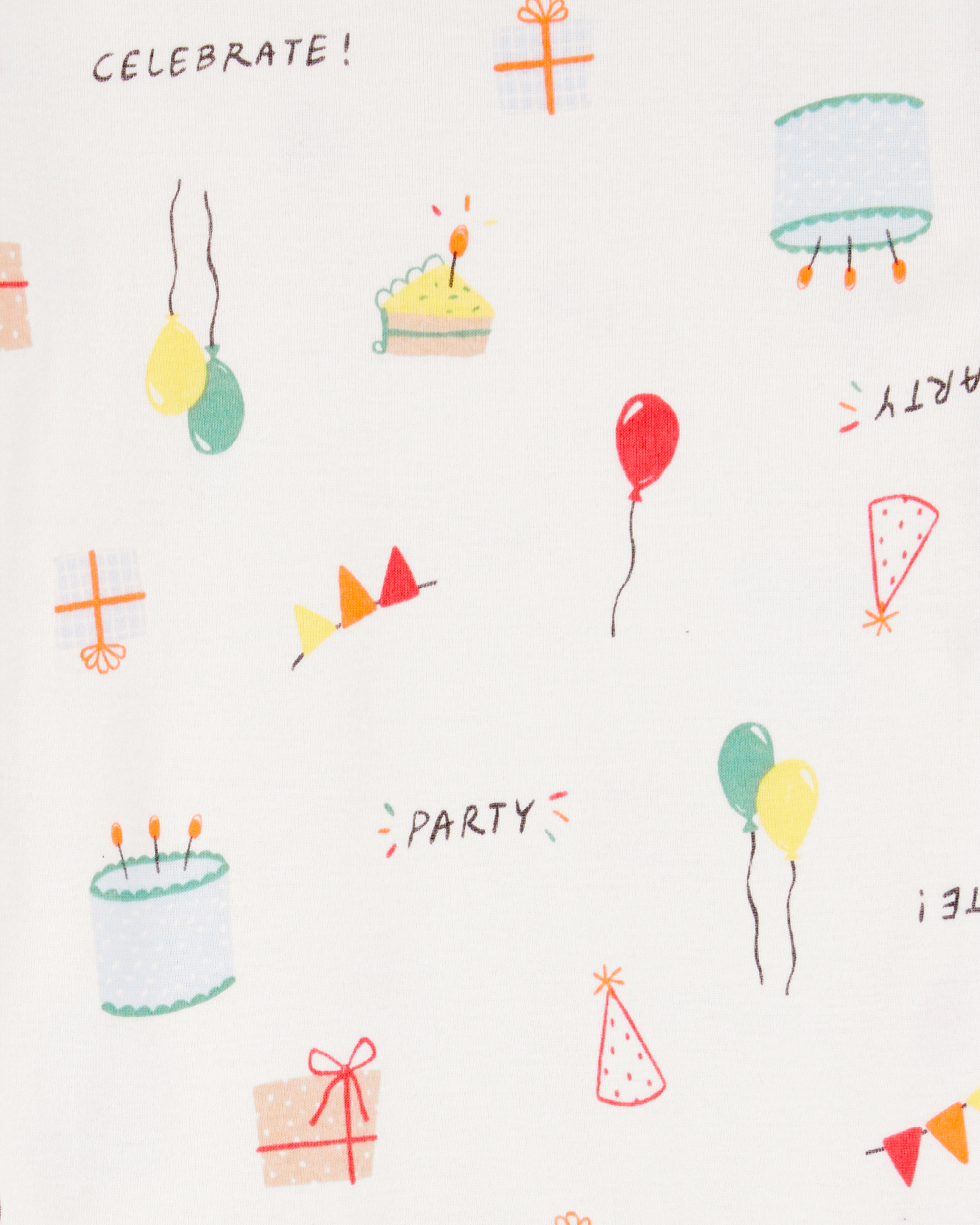 Kid 2-Piece Birthday 100% Snug Fit Cotton Pyjamas