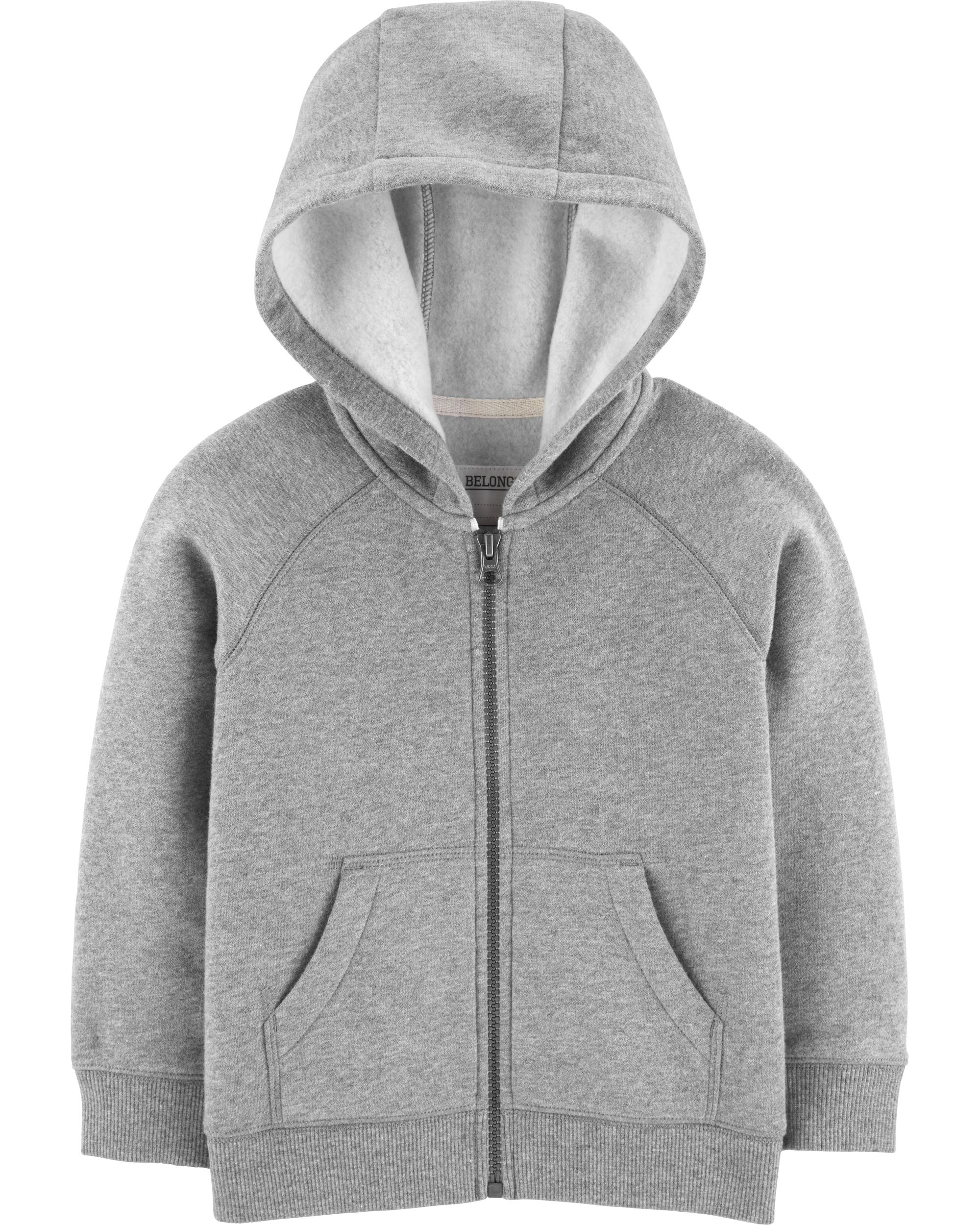 toddler fleece lined hoodie