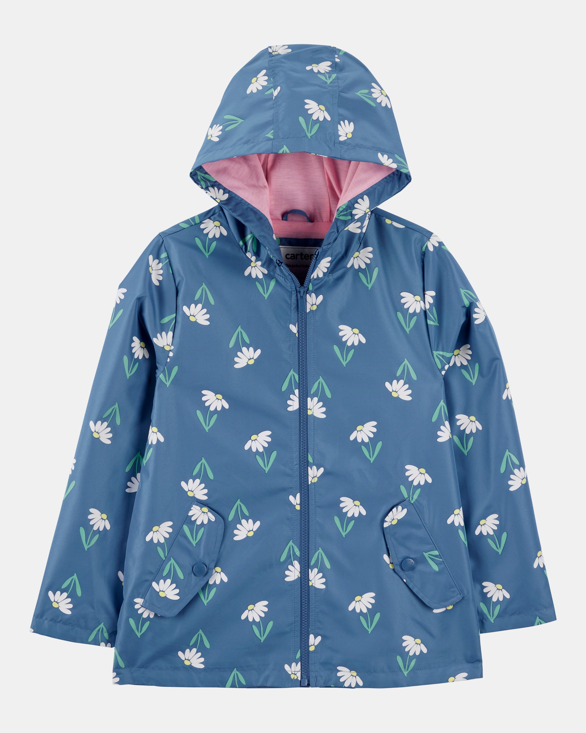 小物 CTHY OVERSIZE COATING RAIN COAT Girls Colour Changing Rain Jacket - Navy | Carter's Oshkosh Canada