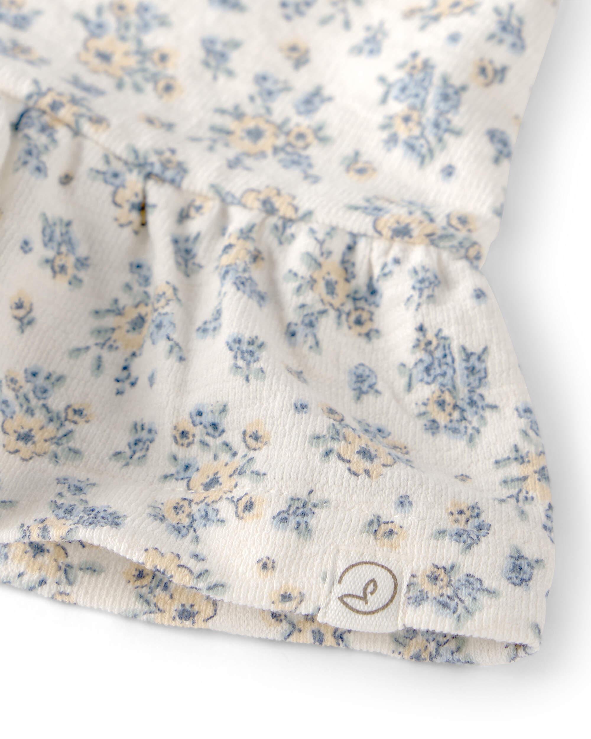 Girls 2-Piece Top & Short Set Made with Organic Cotton Spring Bloom Print