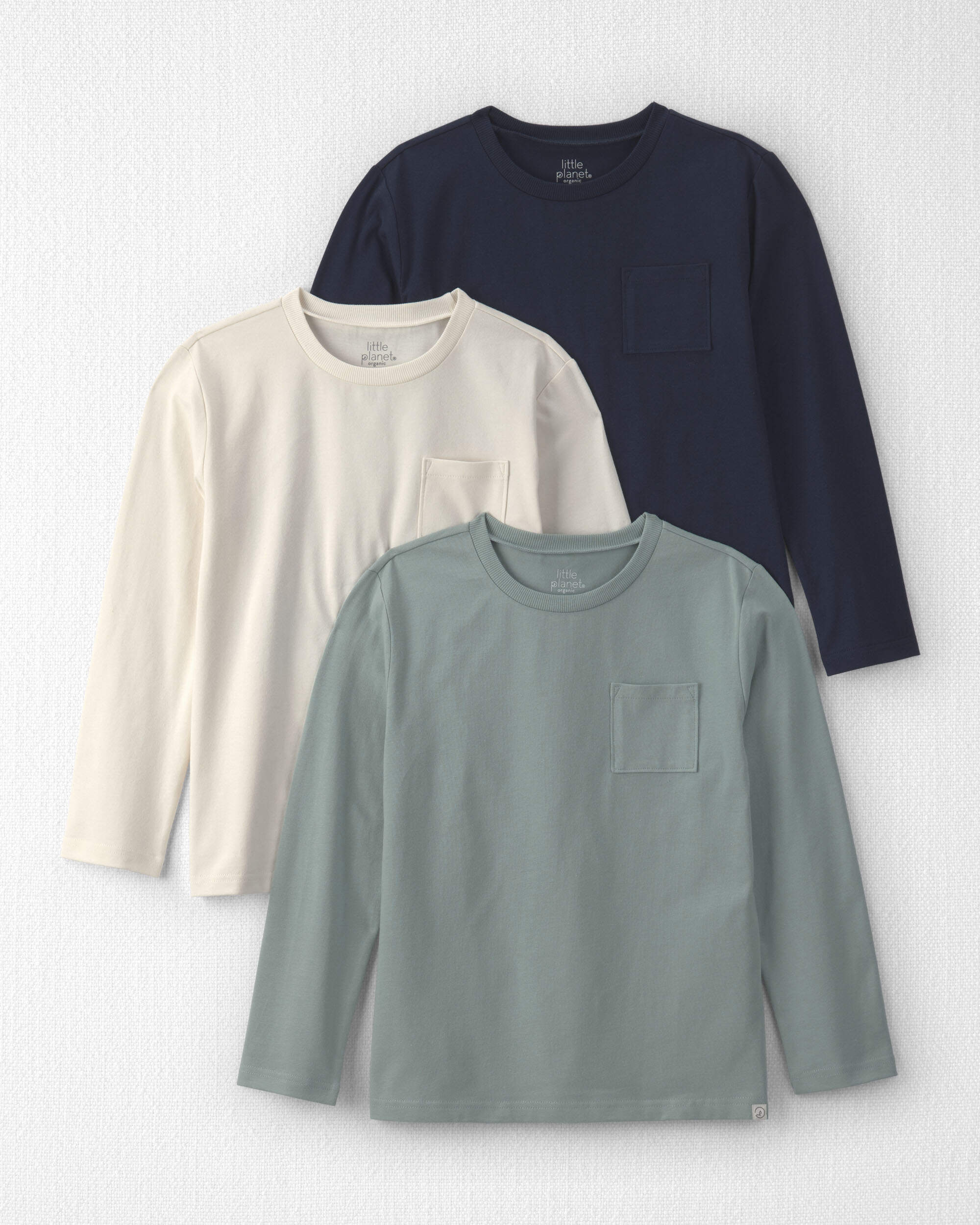 Boys 3-Pack Organic Cotton Tops