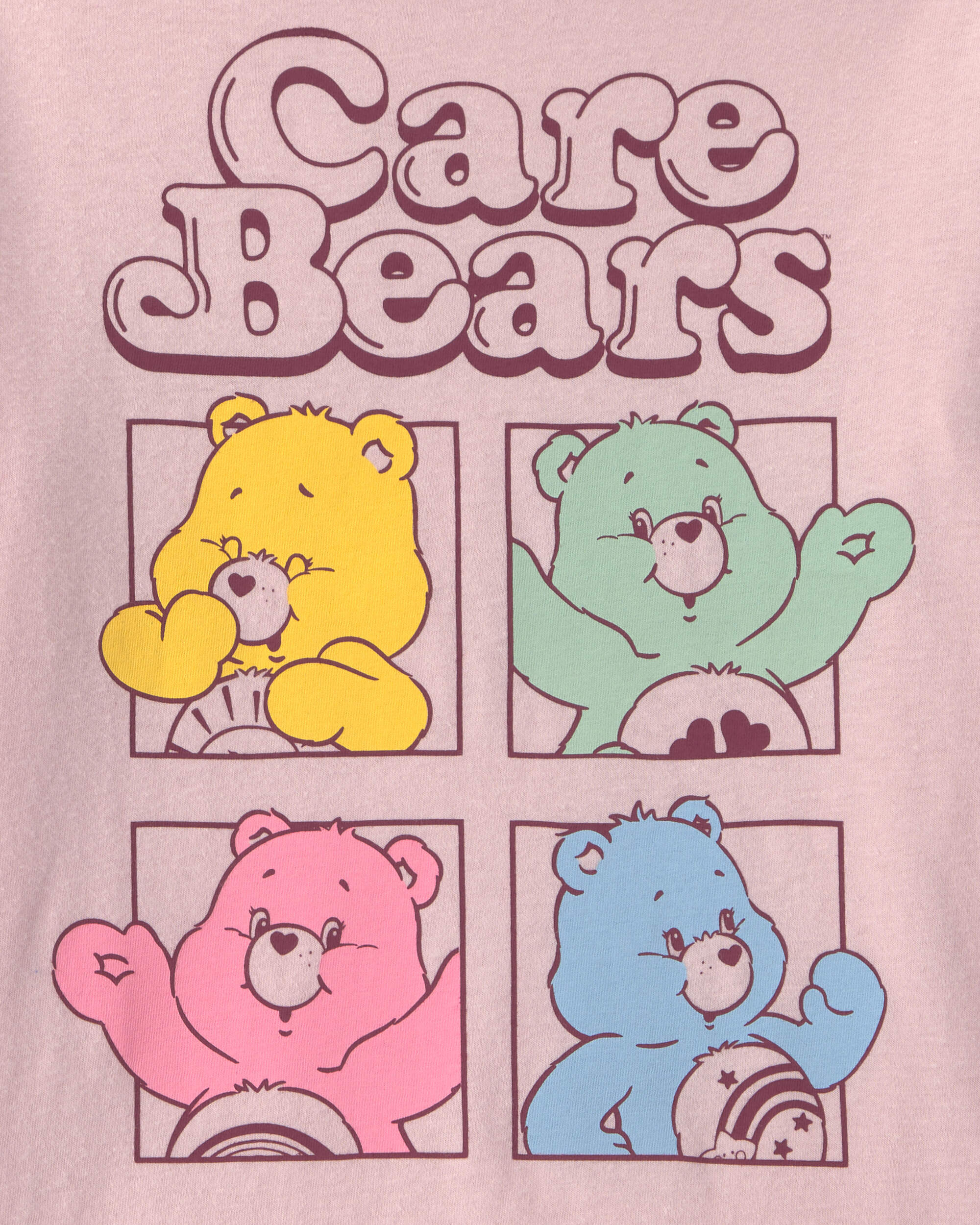 Girls Care Bears Long-Sleeve Graphic Tee - Pink