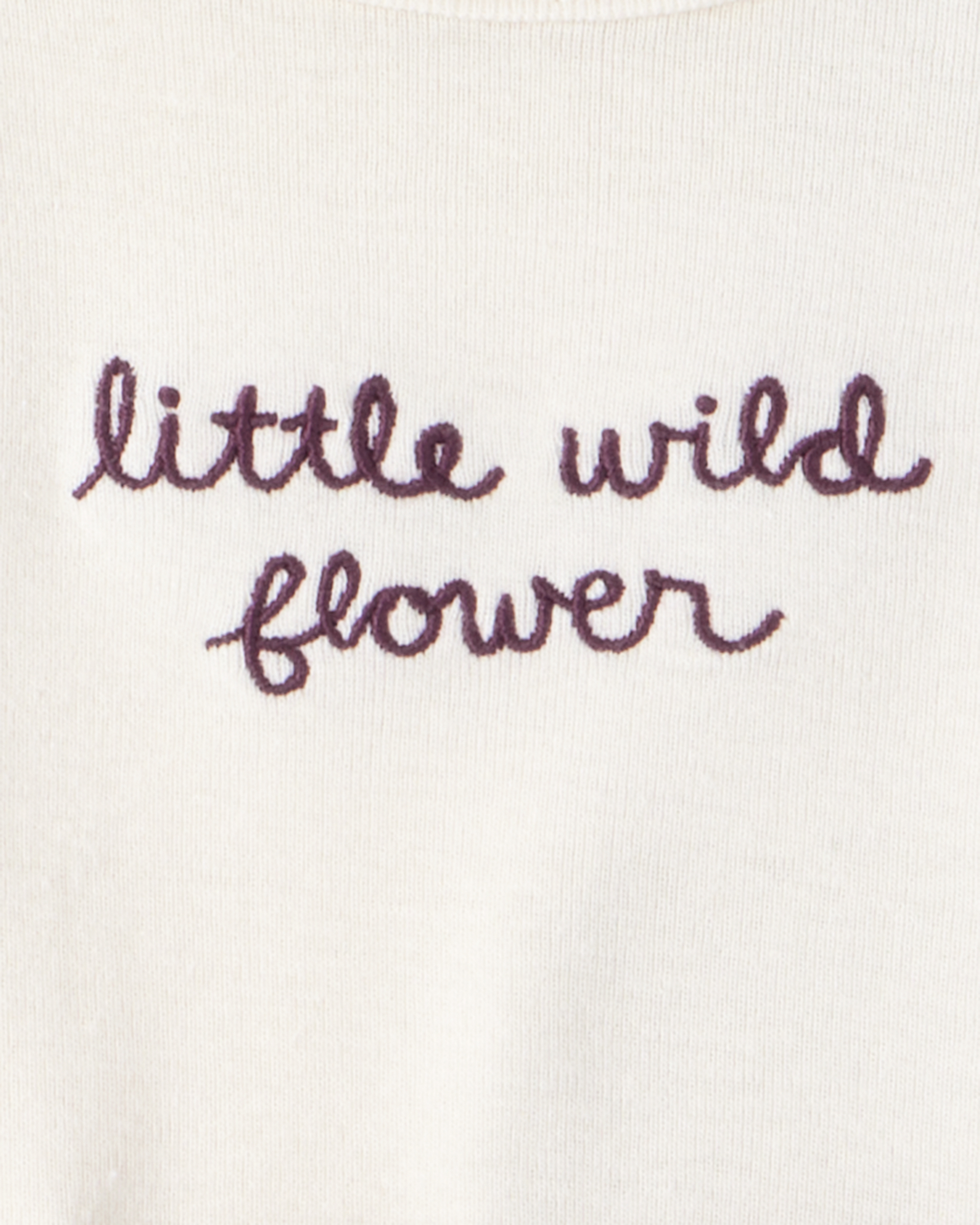 Baby Girl 3-Piece Floral Long-Sleeve Bodysuit & Pant Set - Purple/White