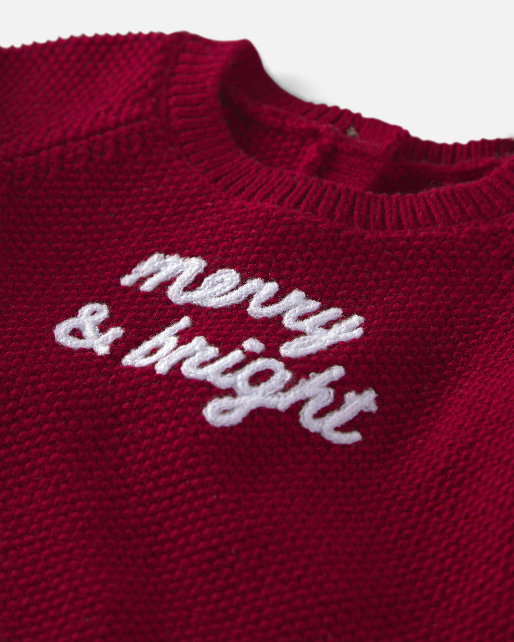 Baby Organic Cotton 'Merry & Bright' Sweater Knit Jumpsuit