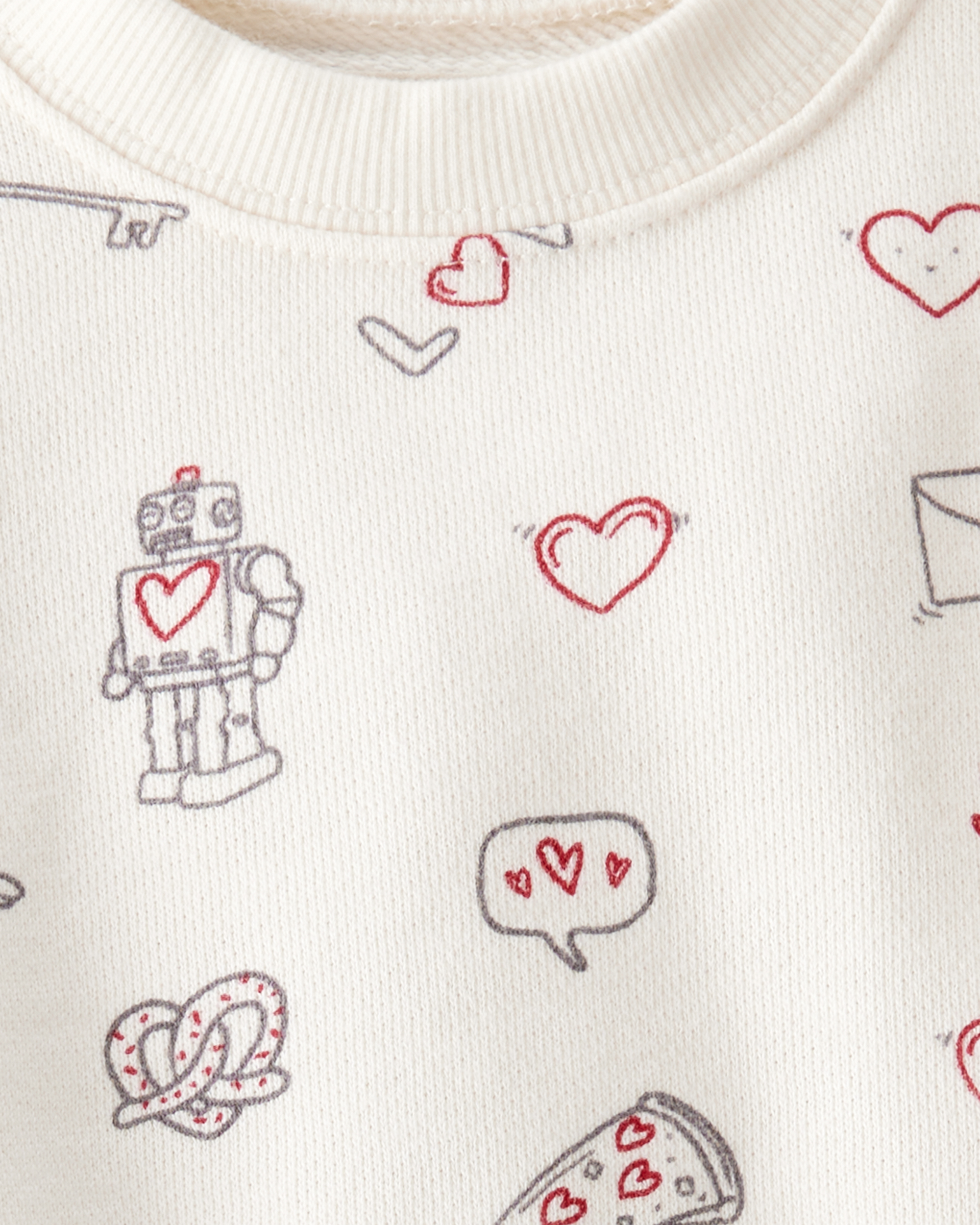 Baby 2-Piece Organic Cotton Set Little Loves Print