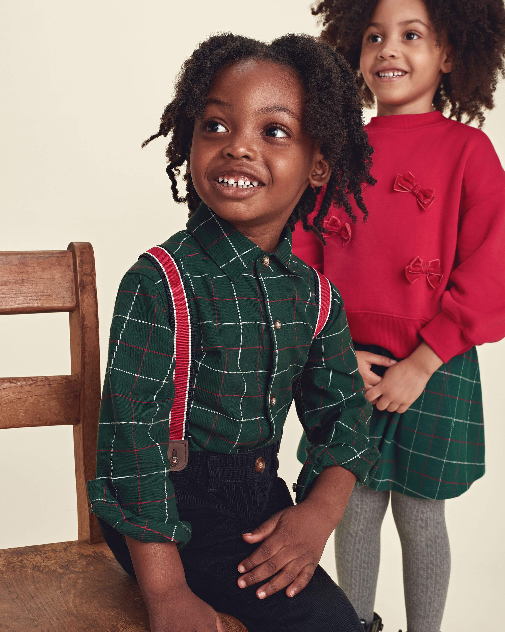Toddler Boy Plaid Long-Sleeve Button-Down Shirt - Green