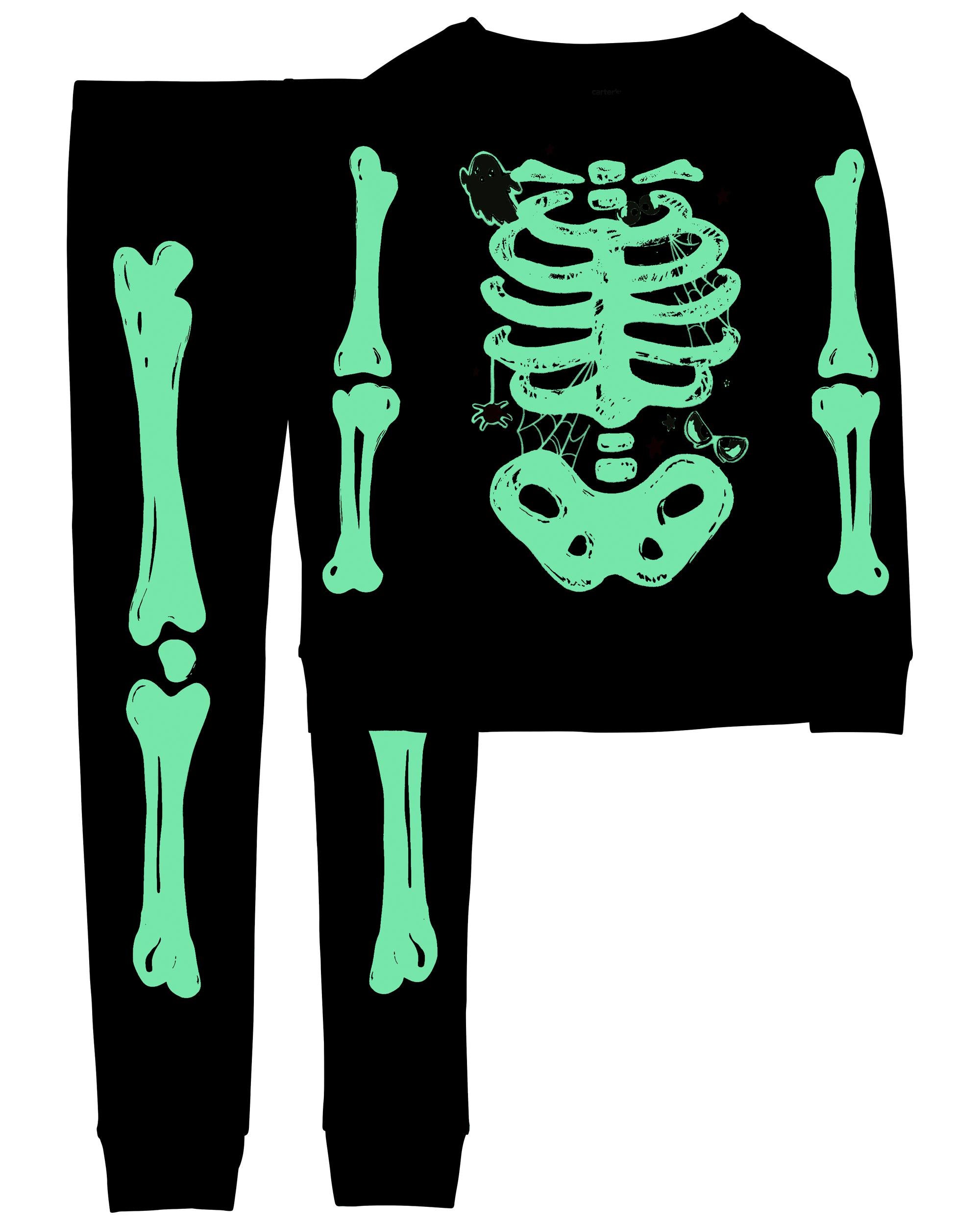 Kids skeleton pyjamas new arrivals