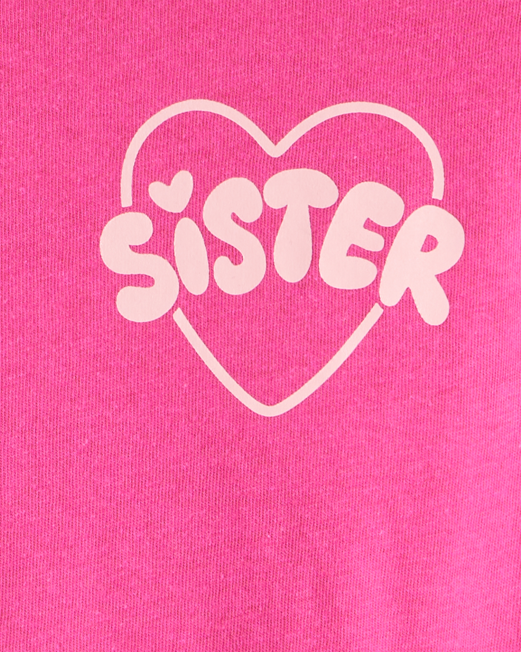 Girls Sisterhood Long-Sleeve Graphic Tee - Pink