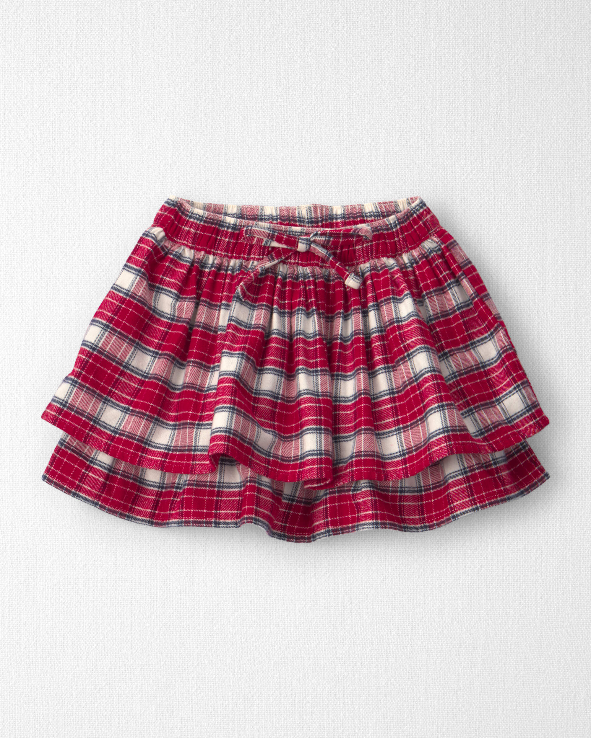 Toddler Girl Organic Cotton Flannel Skirt