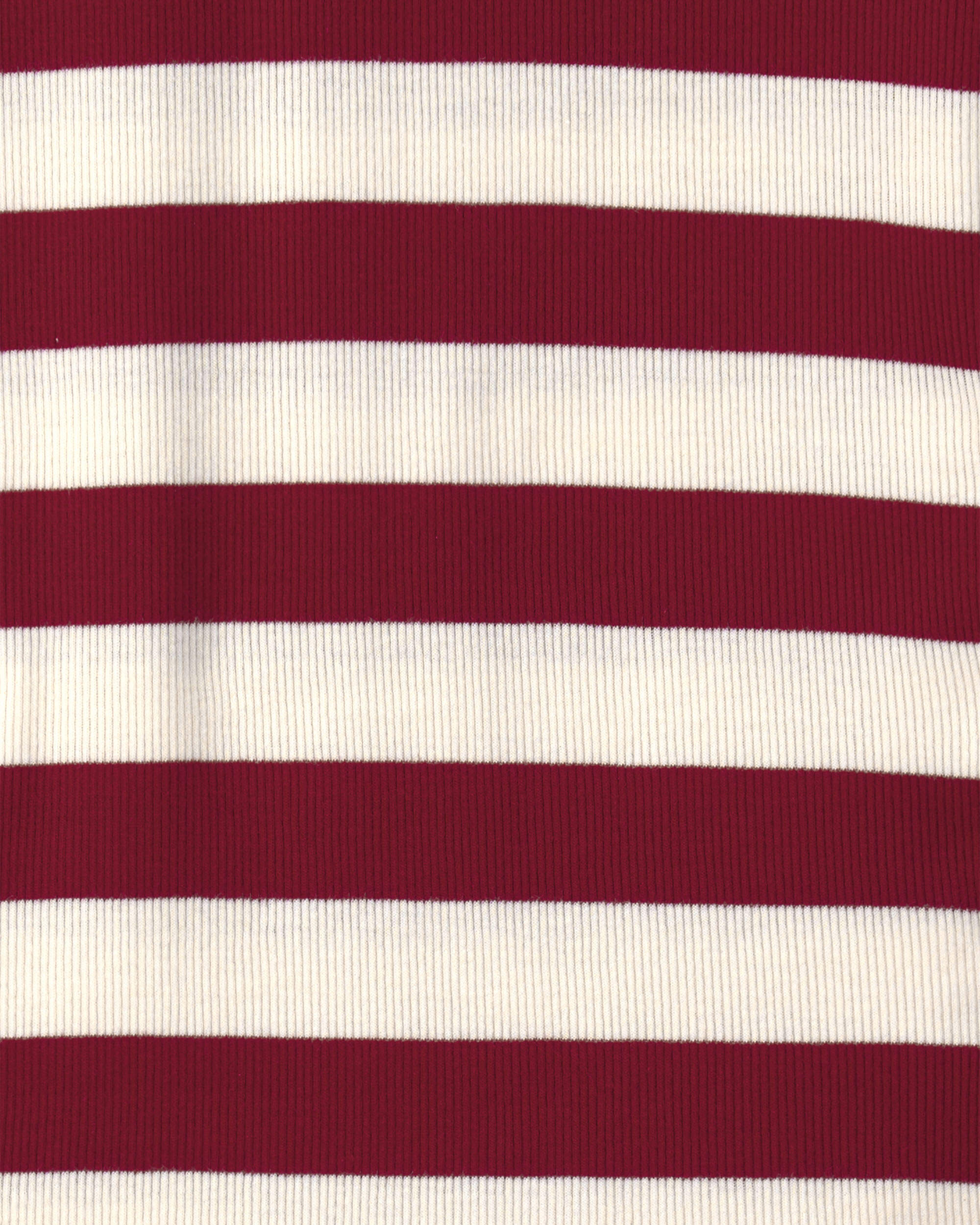 Kids 2-Piece Organic Cotton Ribbed Pyjamas Stripes