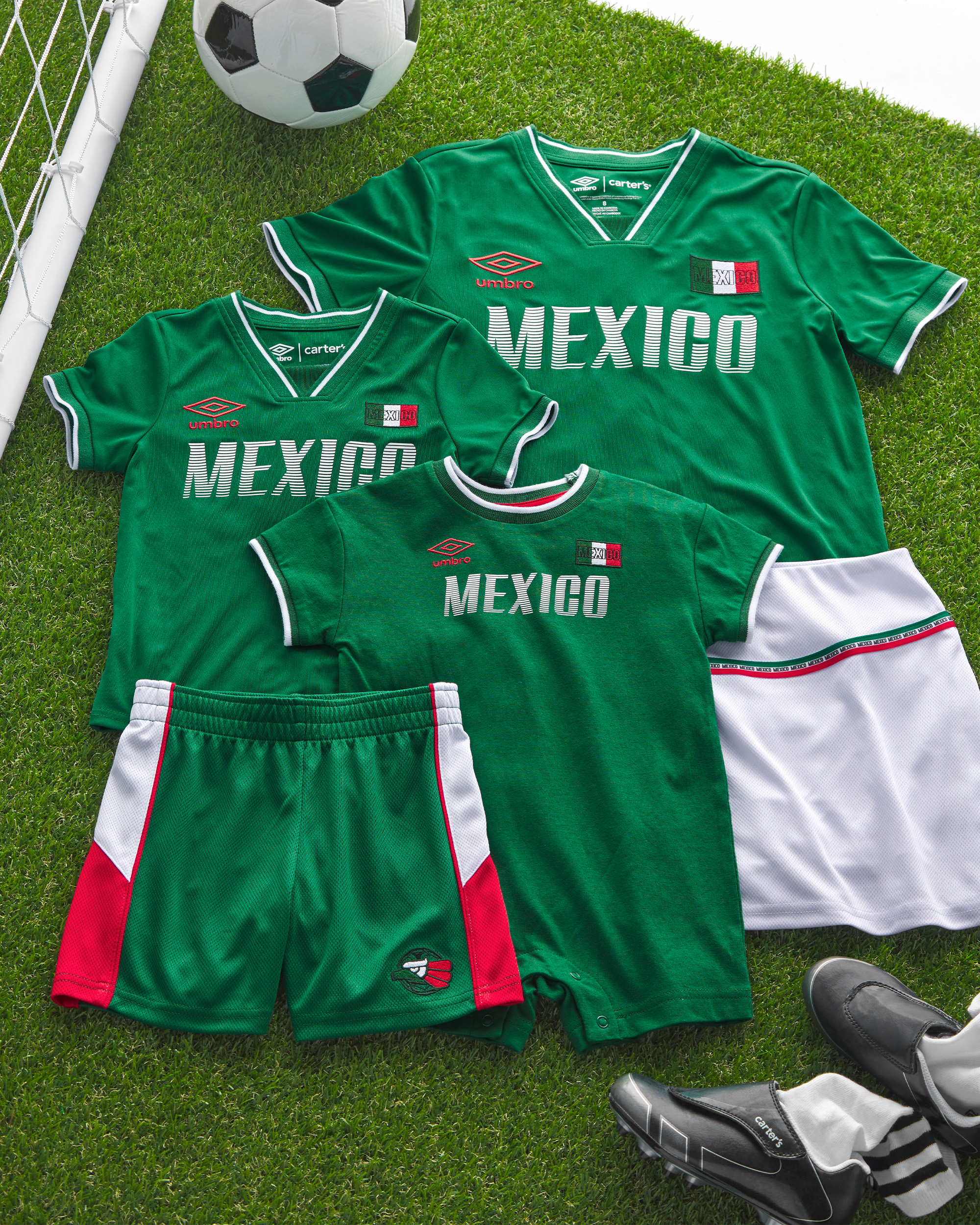 Girls Umbro Mexico Active Skort - White