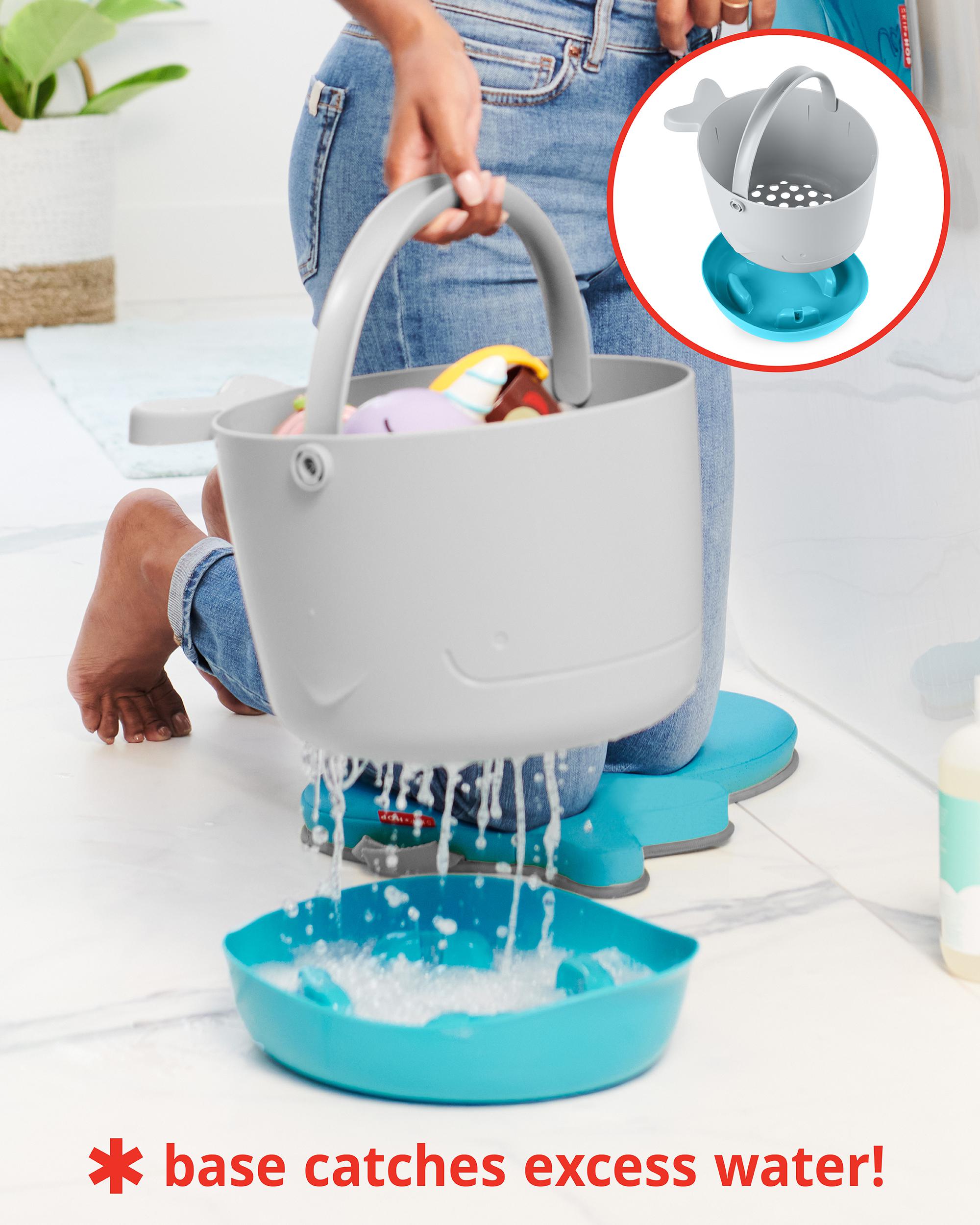 Moby Stowaway Bath Toy Bucket
