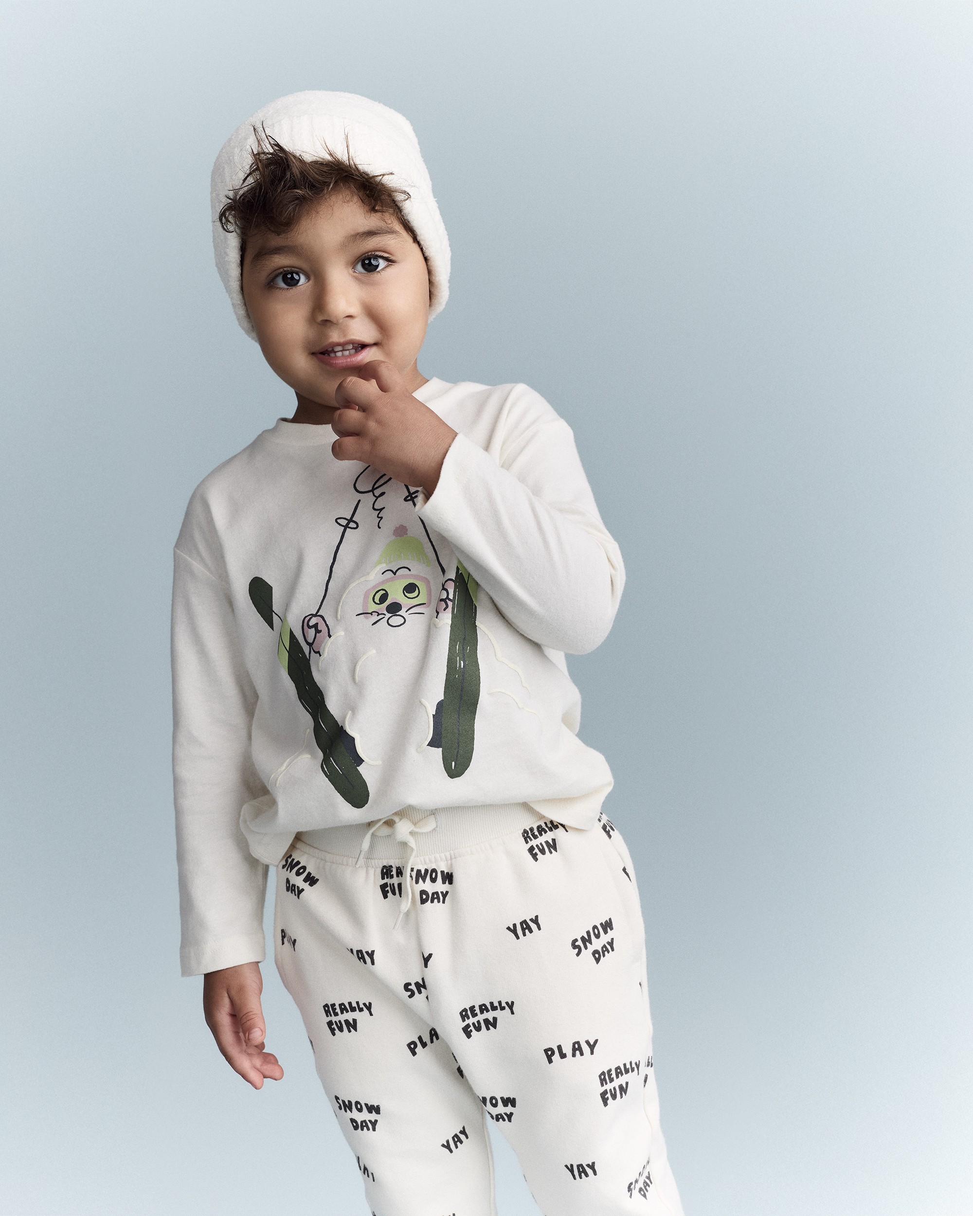 Toddler Beanie - Cream