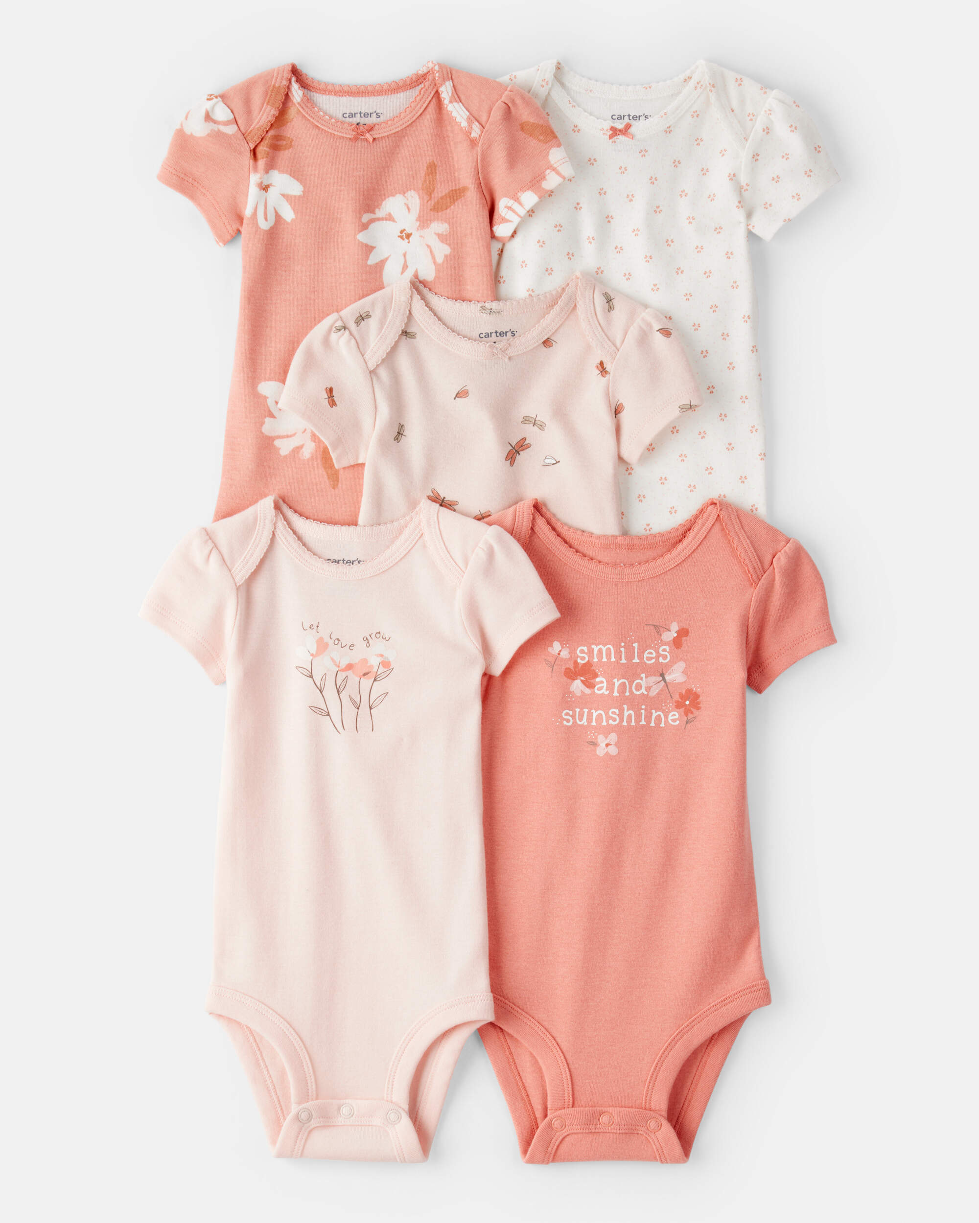 Baby 5-Pack Short-Sleeve Original Bodysuits
