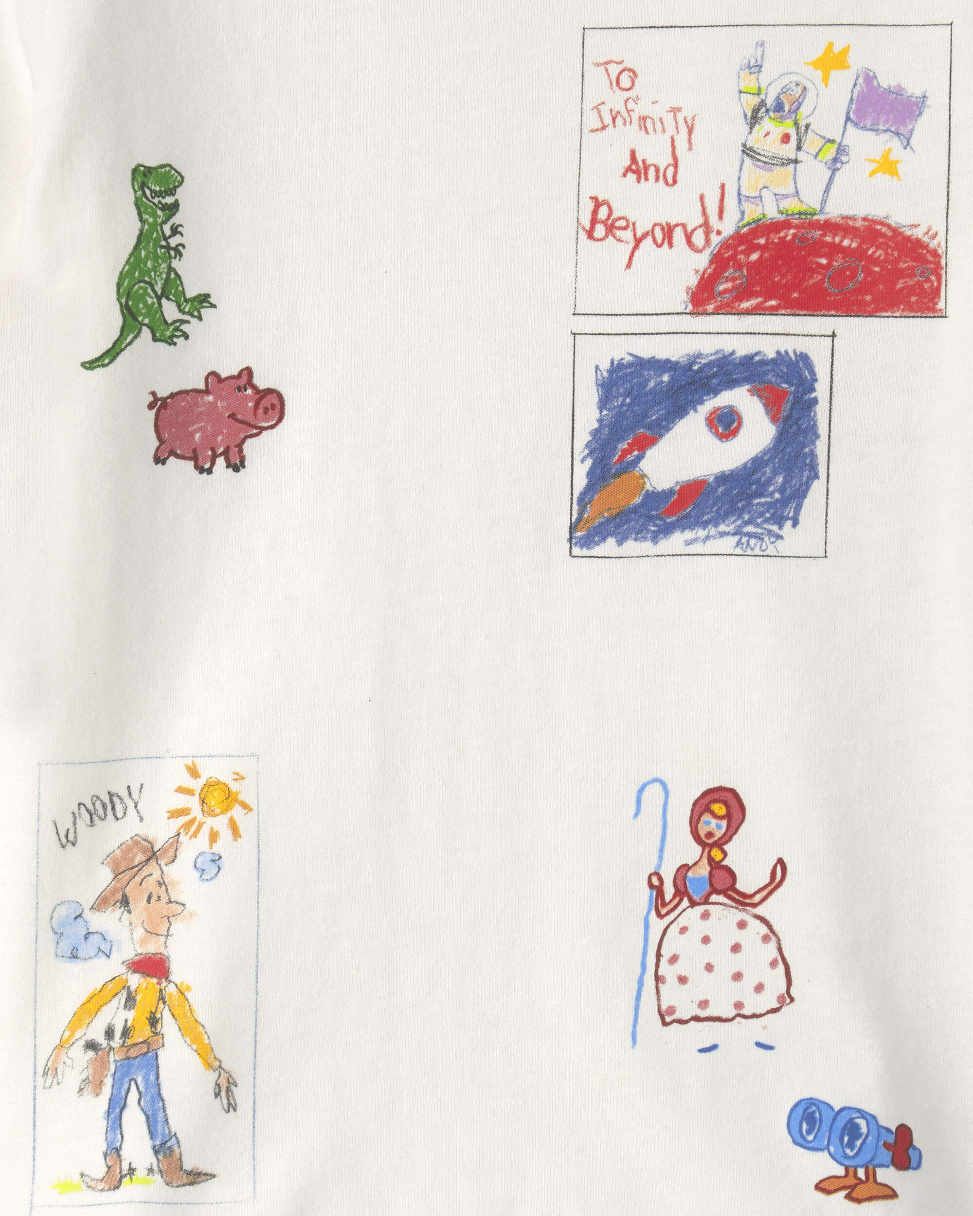 Toddler Pixar© Toy Story Graphic Tee - White
