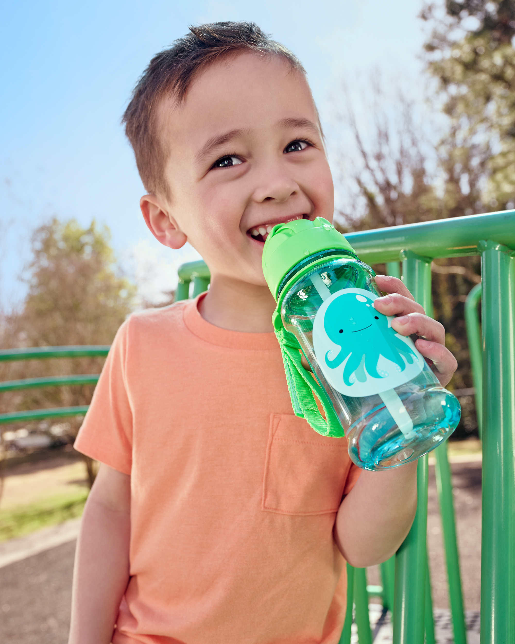 ZOO Straw Bottle With Tritan™ Renew - Octopus