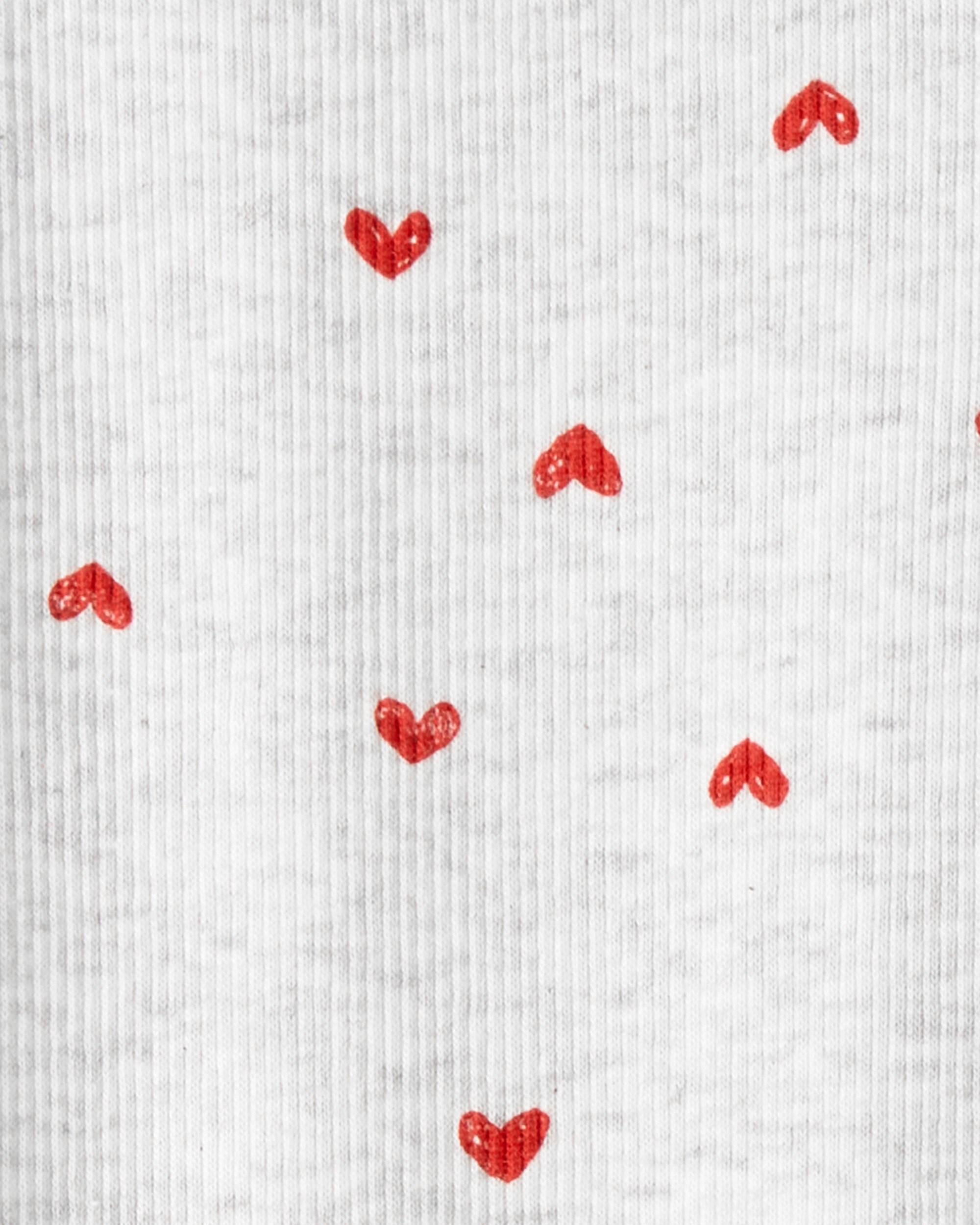 Toddler Girl Valentine's Day Heart Long-Sleeve Tee & Pant Set - Red