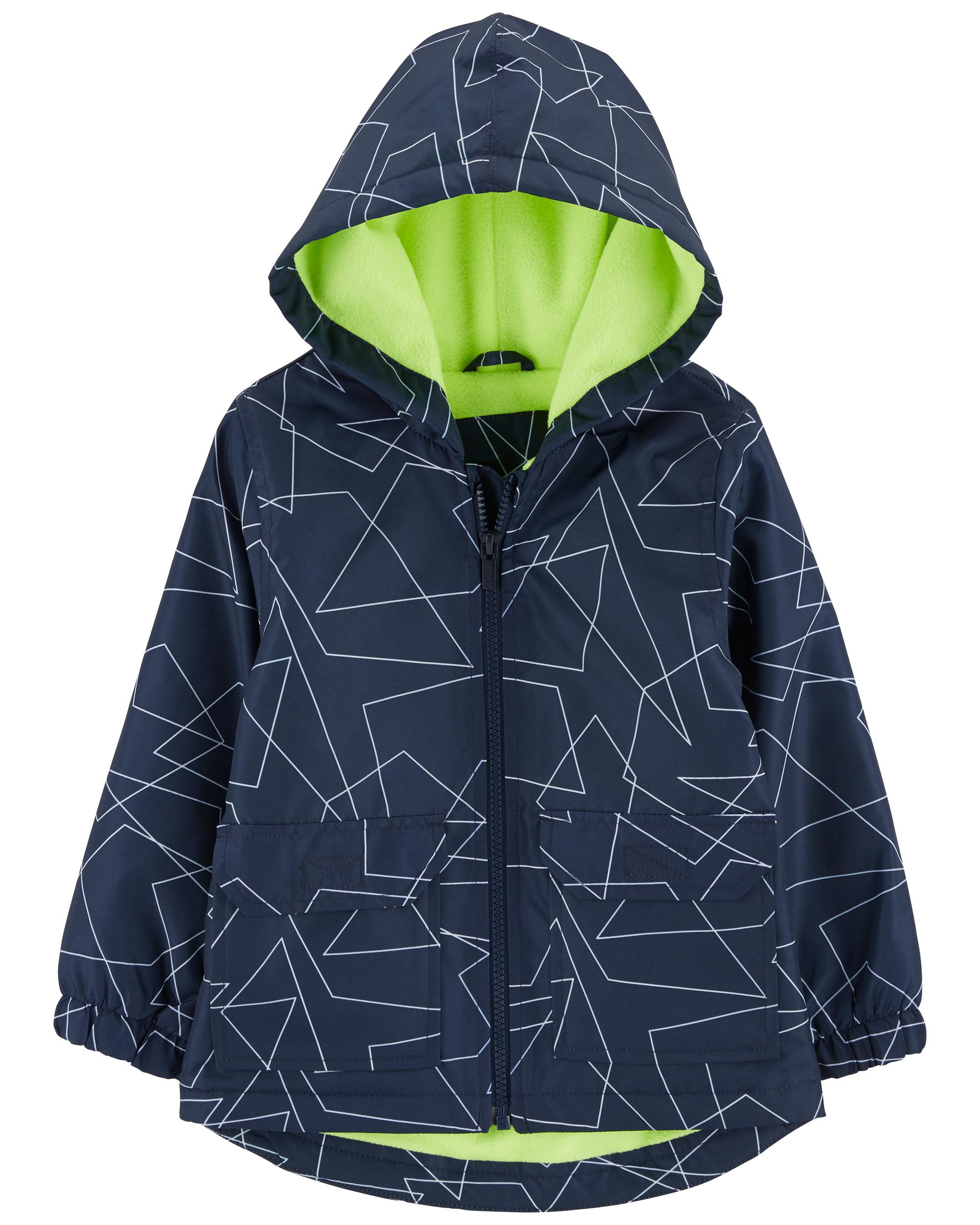 Fleece Lined Rain Jacket | Carter's Oshkosh Canada