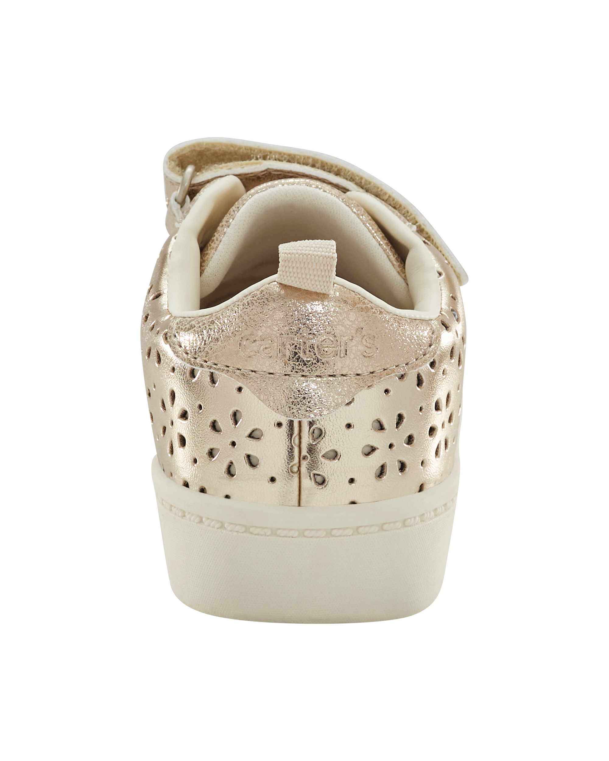 Toddler High-Top Glitter Sneakers - Gold