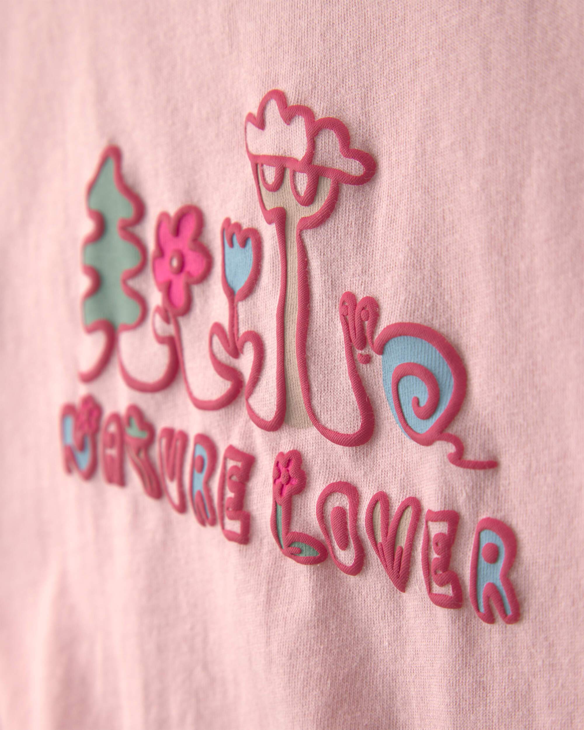 Toddler Girl 'Nature Lover' Long-Sleeve Top - Pink