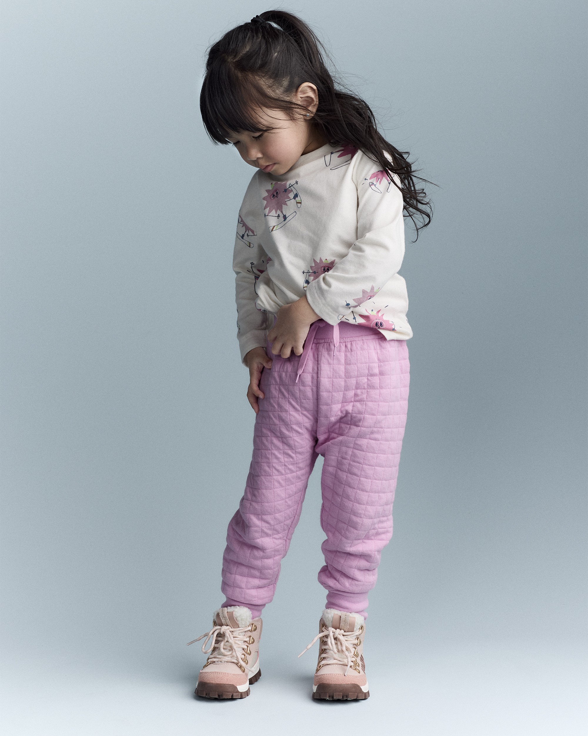 Toddler No-Seam Jogger Pant - Lilac