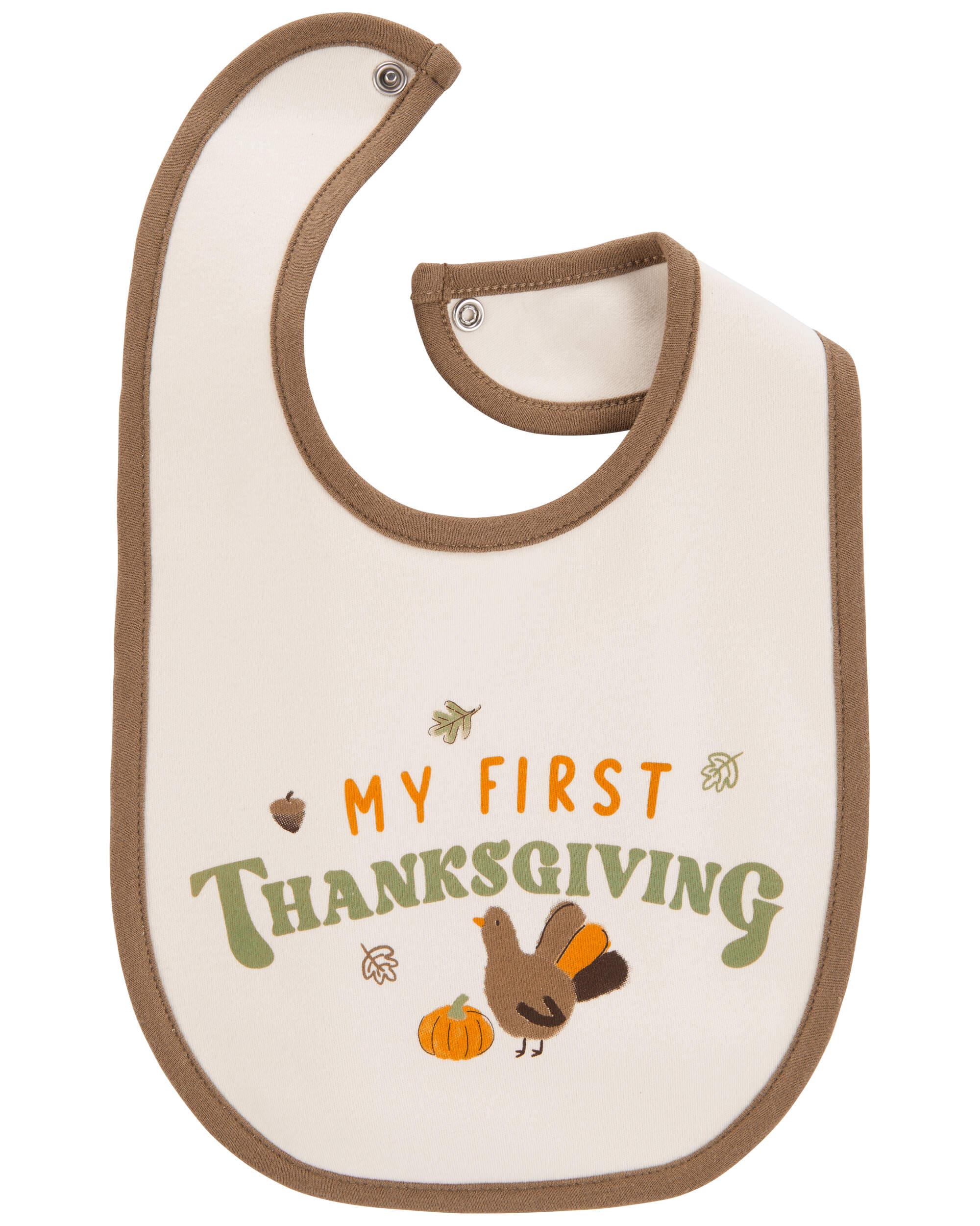 Baby My First Thanksgiving Teething Bib
