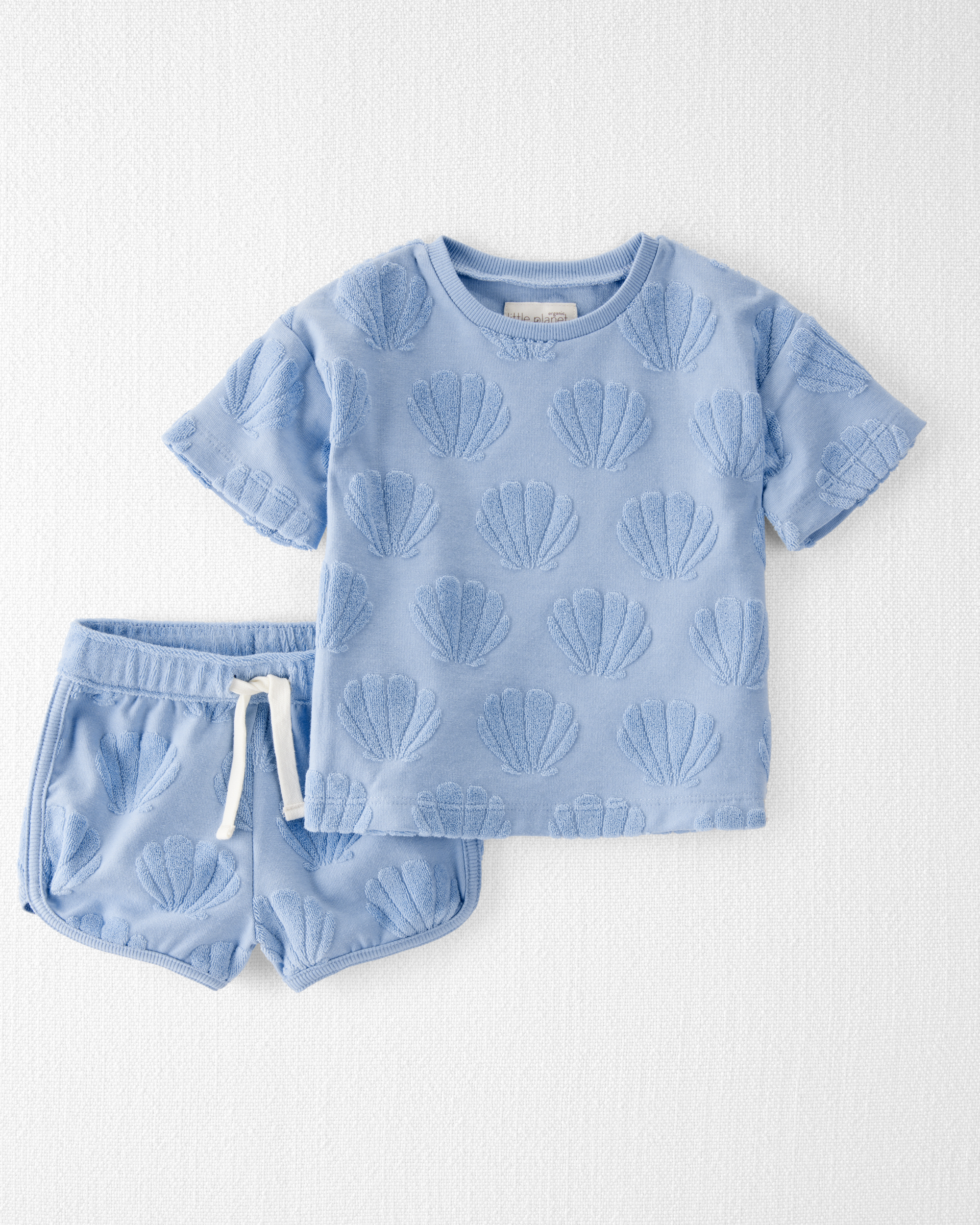 Baby 2-Piece Seashell-Print Made with Organic Cotton