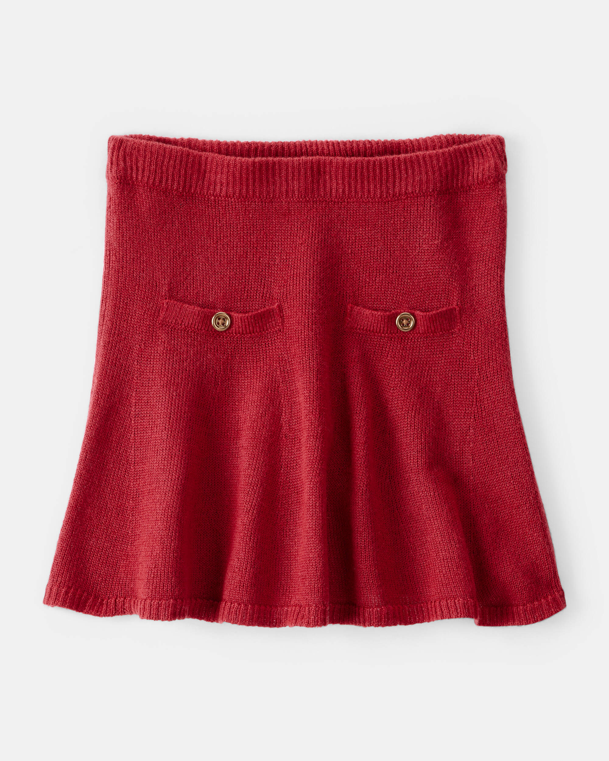 Girls Sweater-Knit Skirt - Red | Carter's Oshkosh Canada