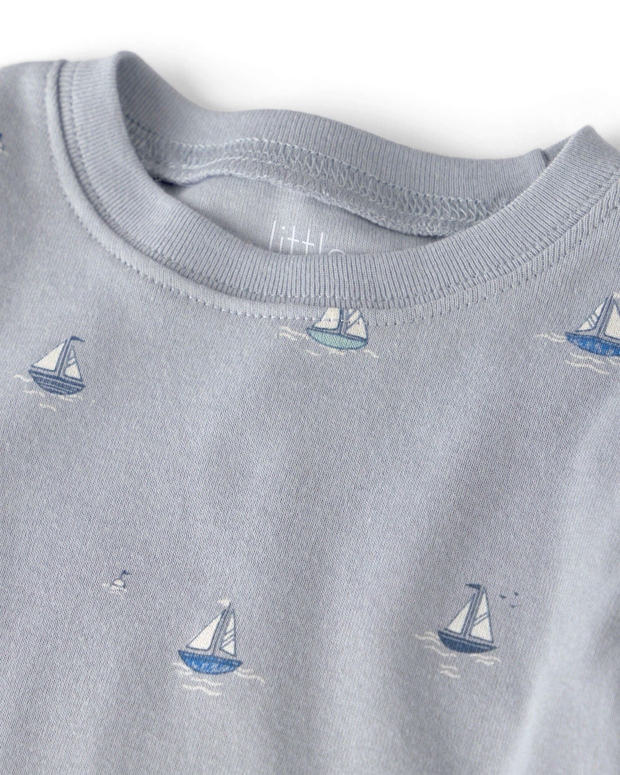 Kid 2-Piece Organic Cotton Pyjama Sail Away Print