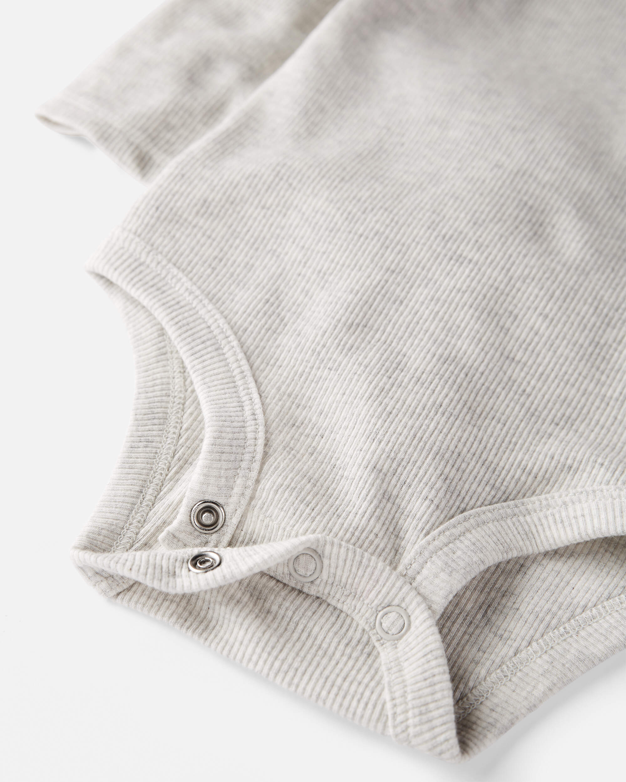 Baby 2-Pack Organic Cotton Ribbed Mock Neck Bodysuits