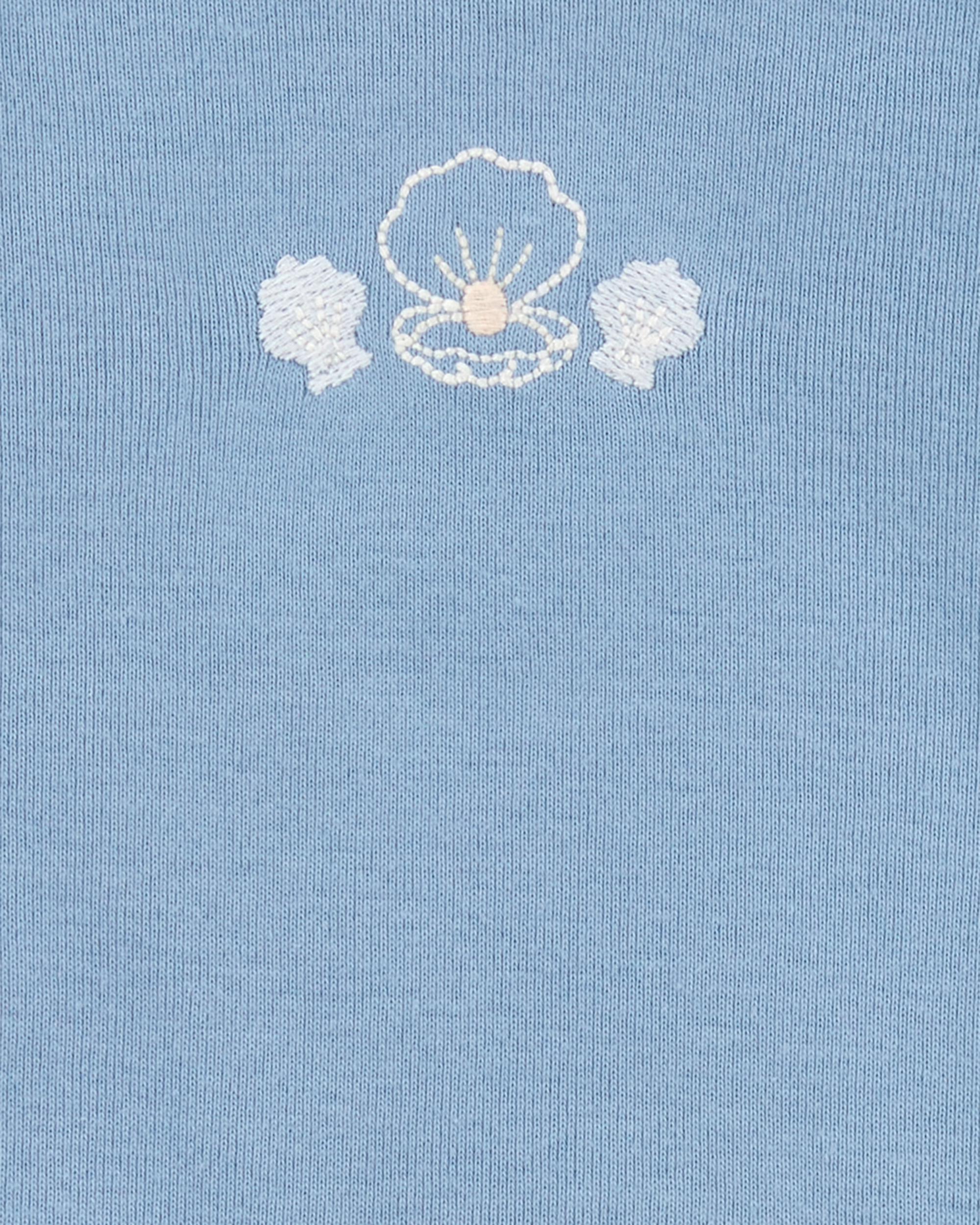 Baby 3-Piece Seashell Little Character Set® - Blue/Cream