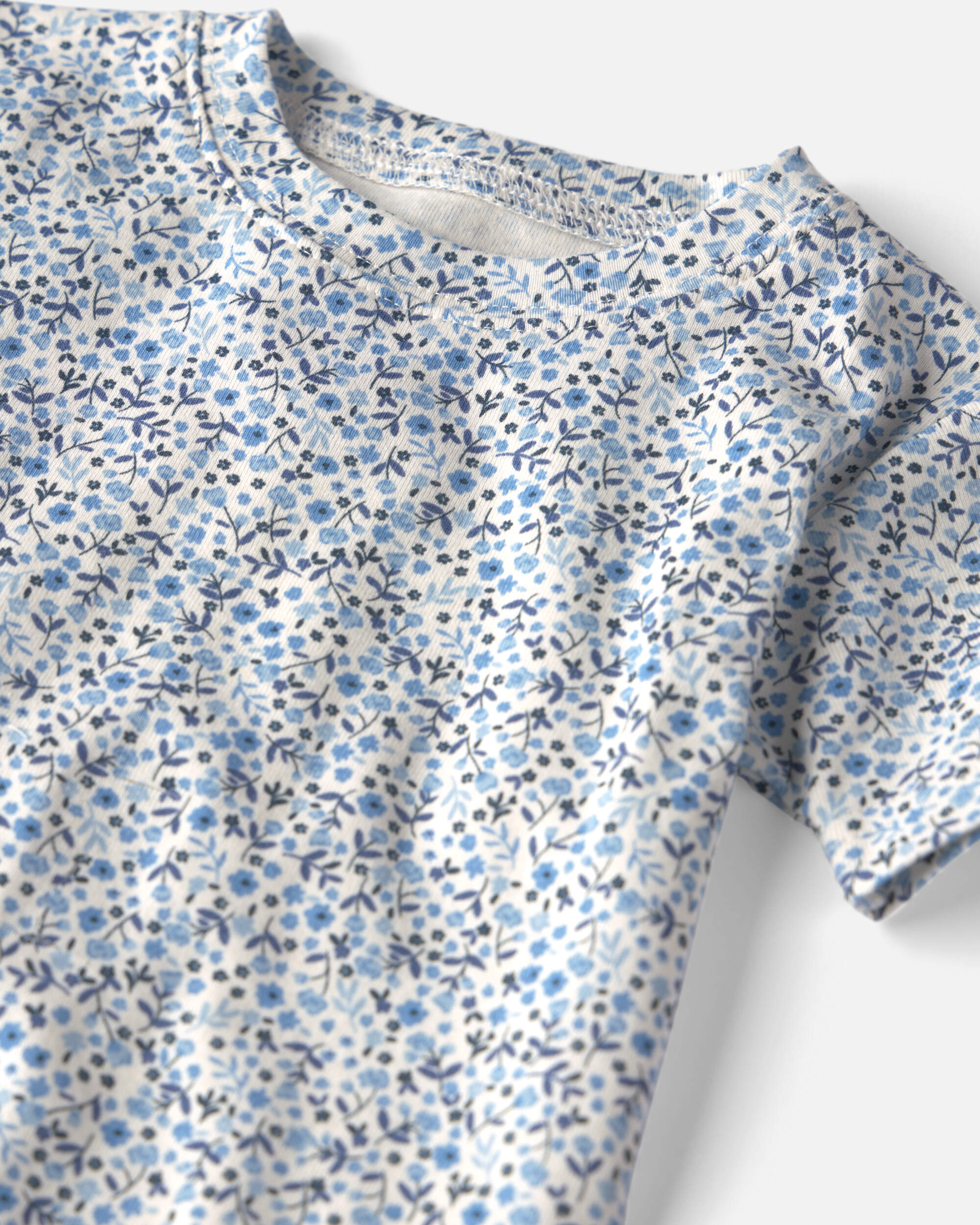 Toddler Girl 2-Piece Organic Cotton Pyjamas Meadow Bloom