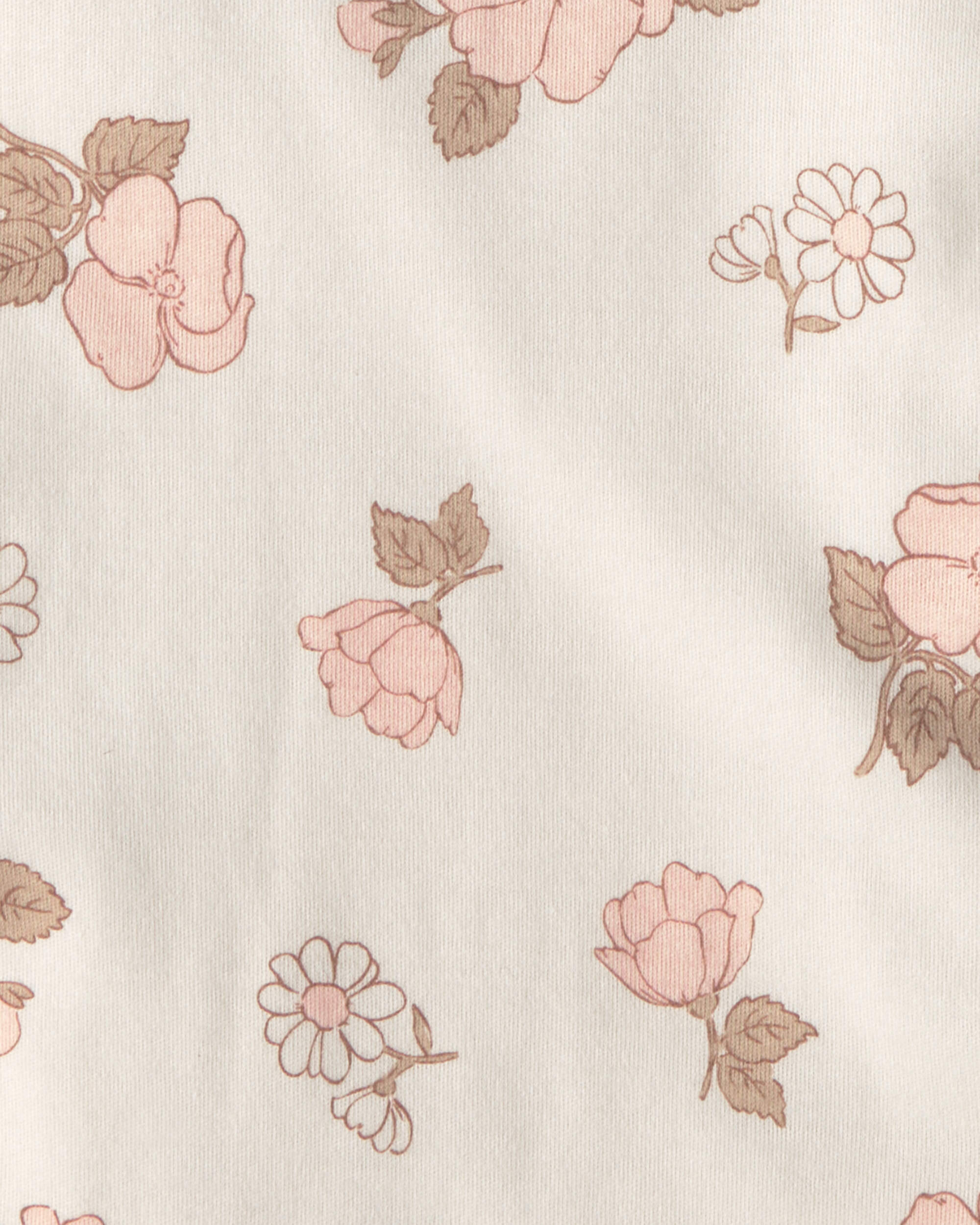 Baby Girl 4-Pack Floral Burp Cloths