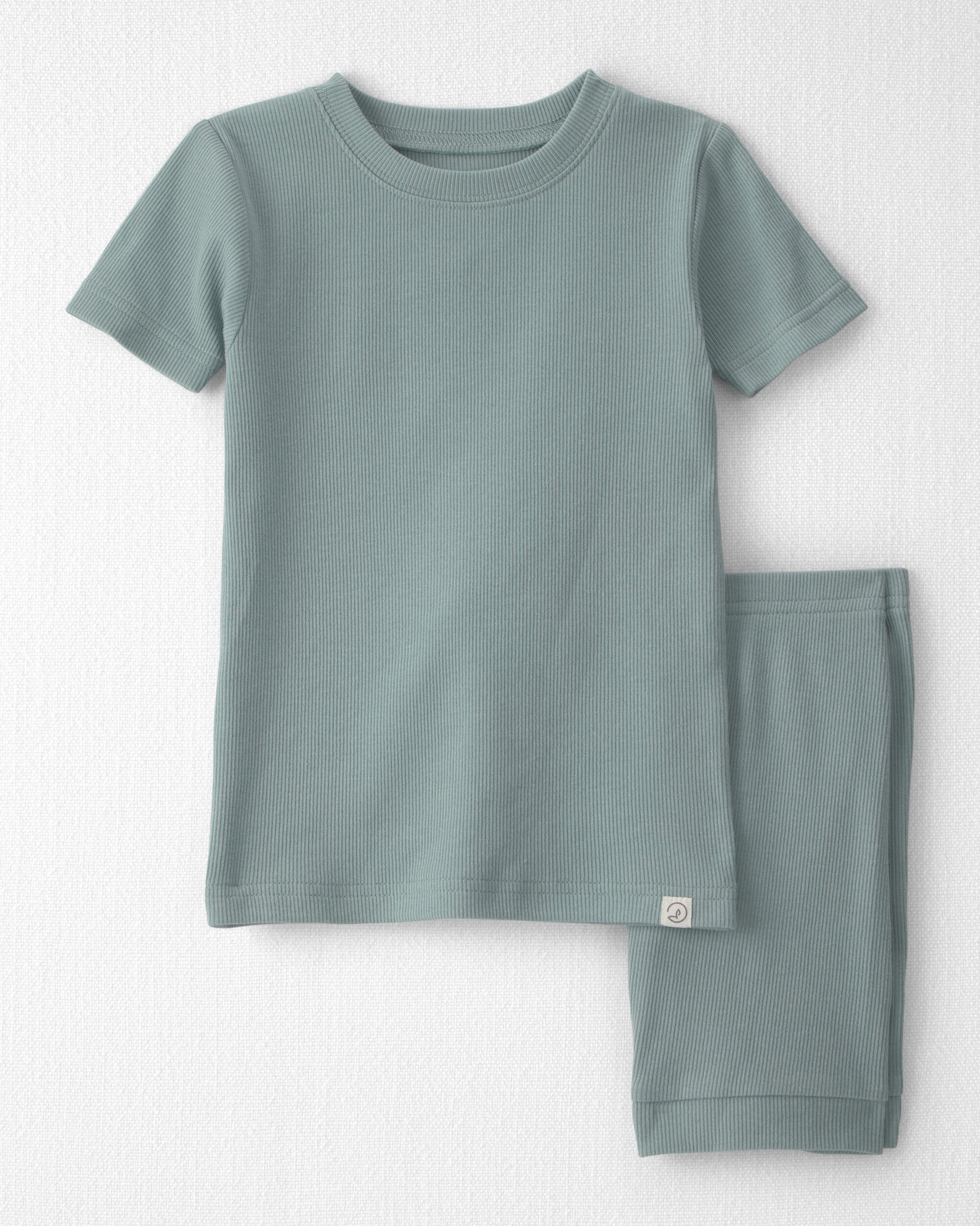 Toddler 2-Piece Organic Cotton Ribbed Pyjamas