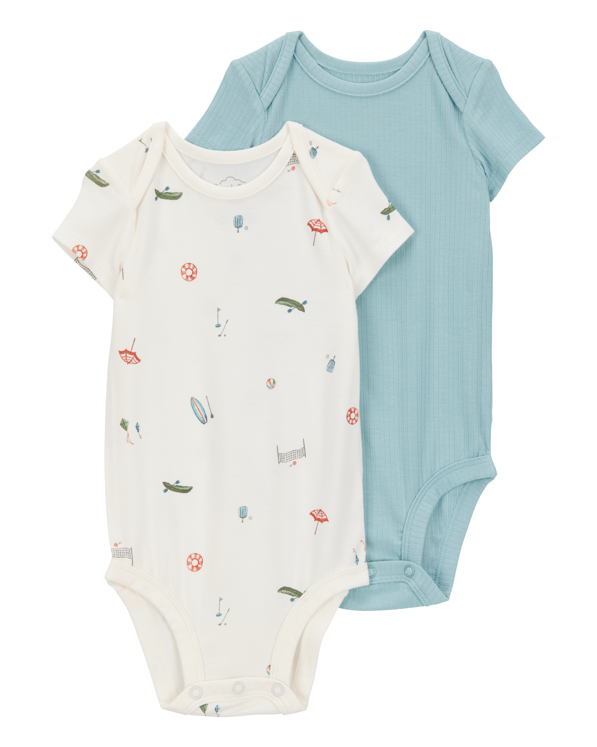 Baby 2-Pack PurelySoft Short-Sleeve Bodysuits
