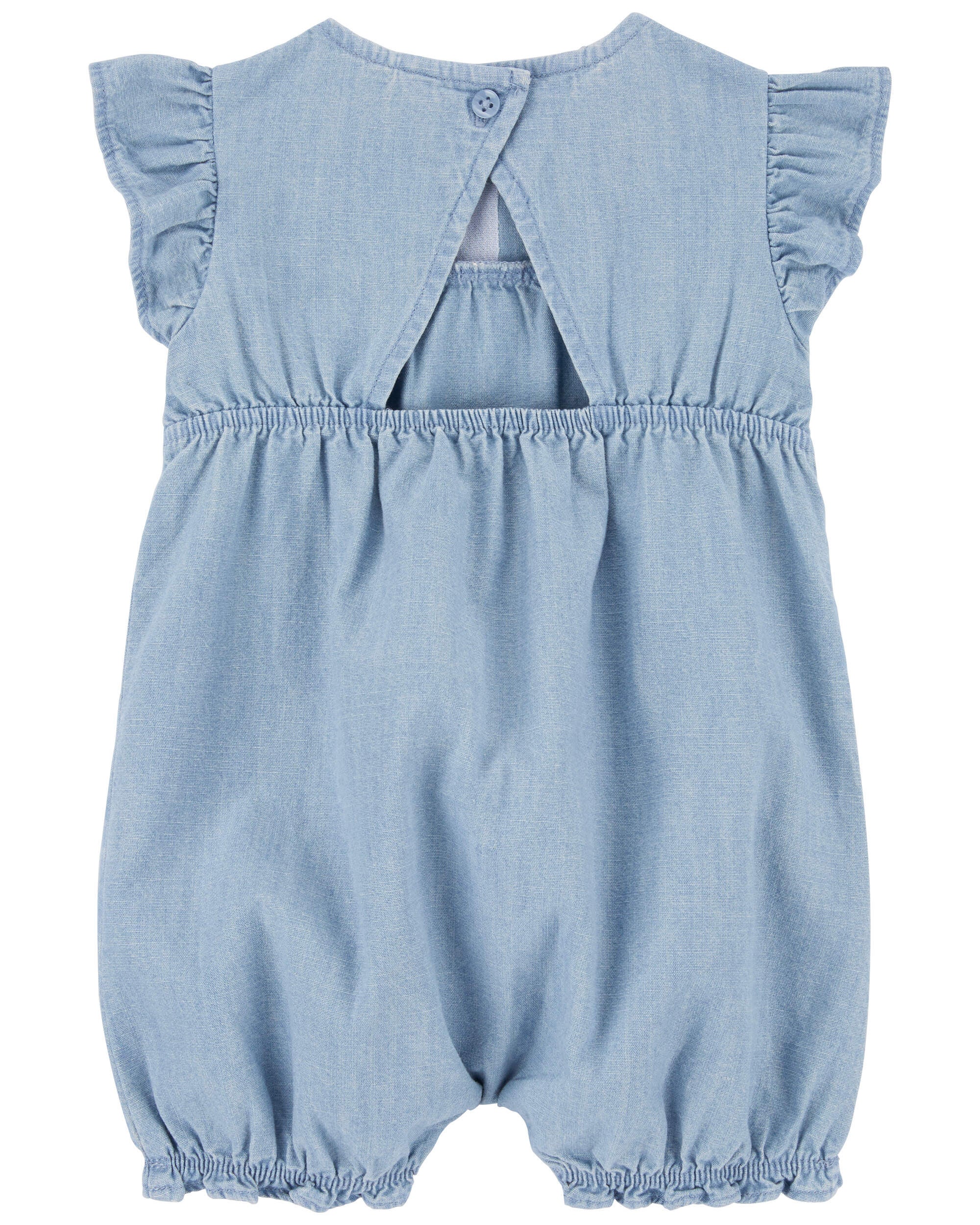 Baby sales chambray romper