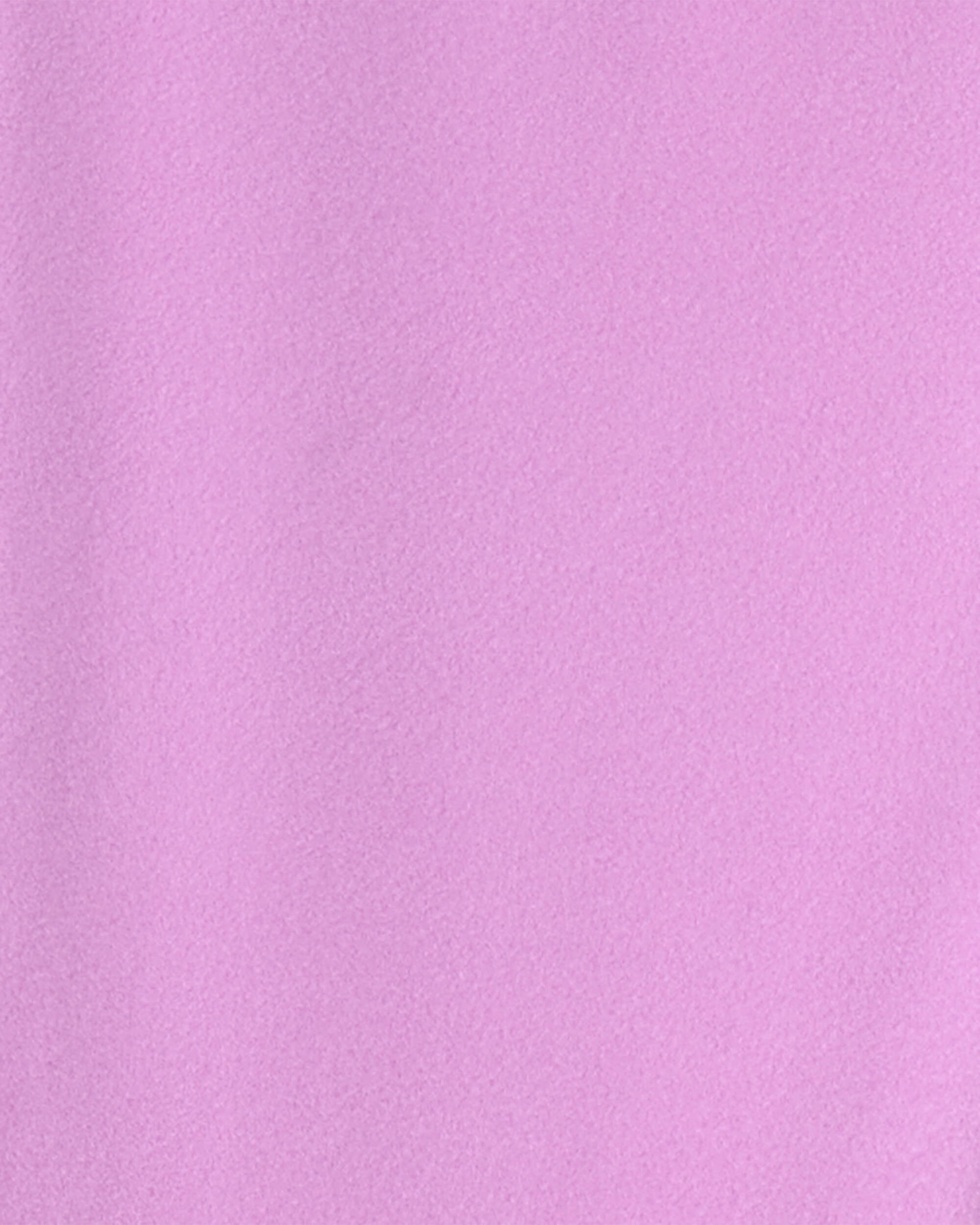 Girls Fleece Wide-Leg Pants - Purple