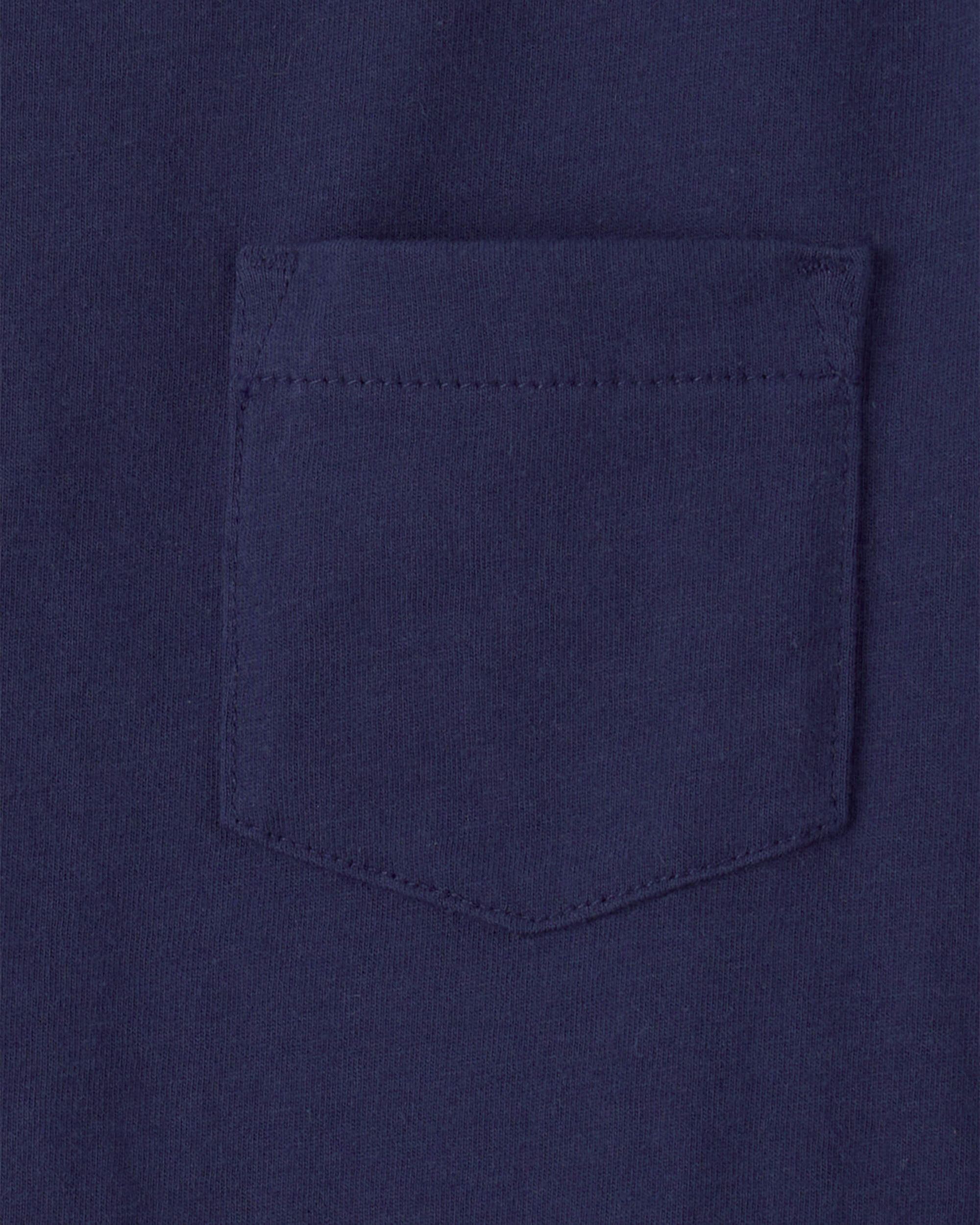 Toddler Solid Short-Sleeve Pocket Tee