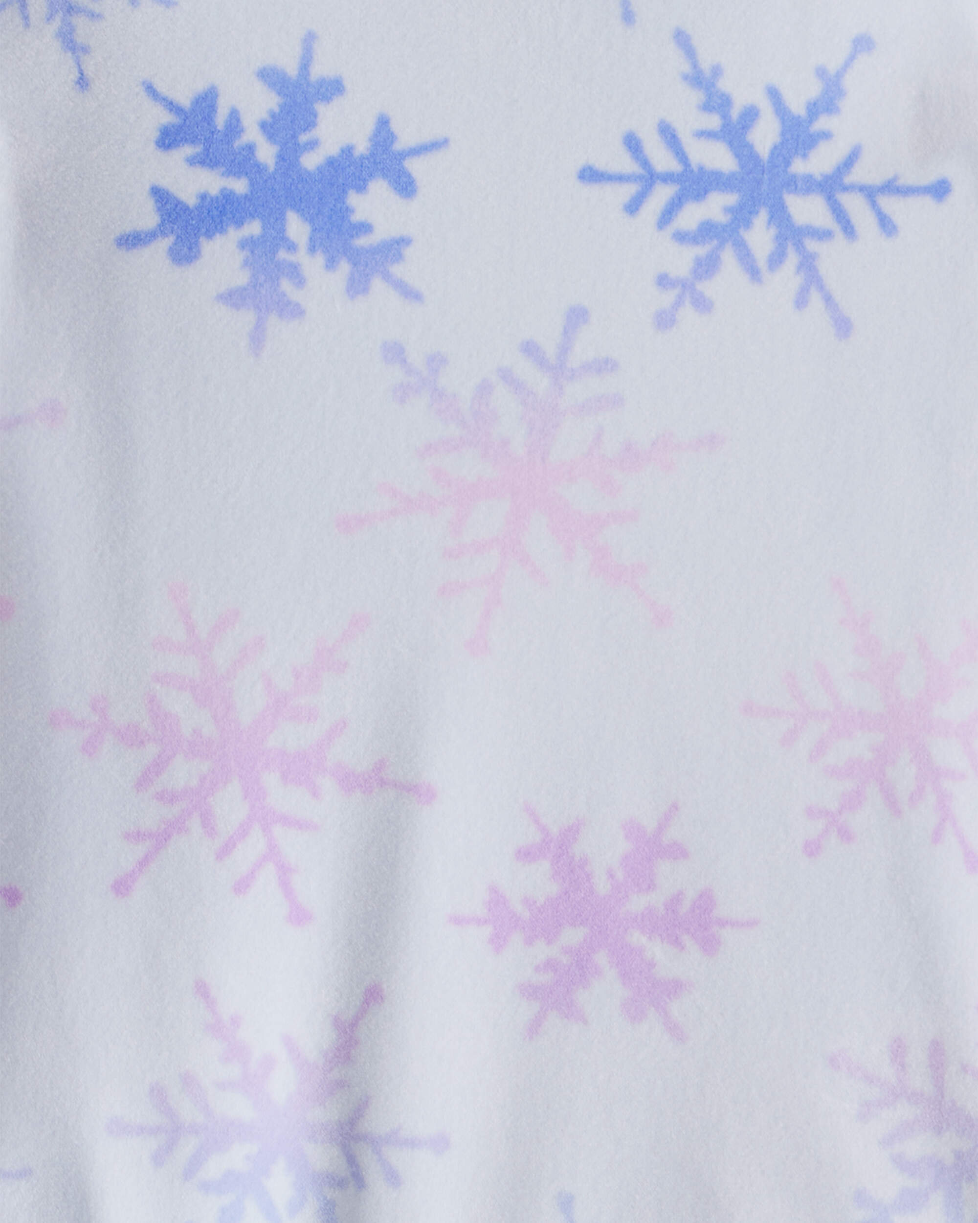 Toddler Girl Snowflake Tie dye DreamPlush Long-Sleeve Snug Fit 2-Piece Pyjamas - Blue