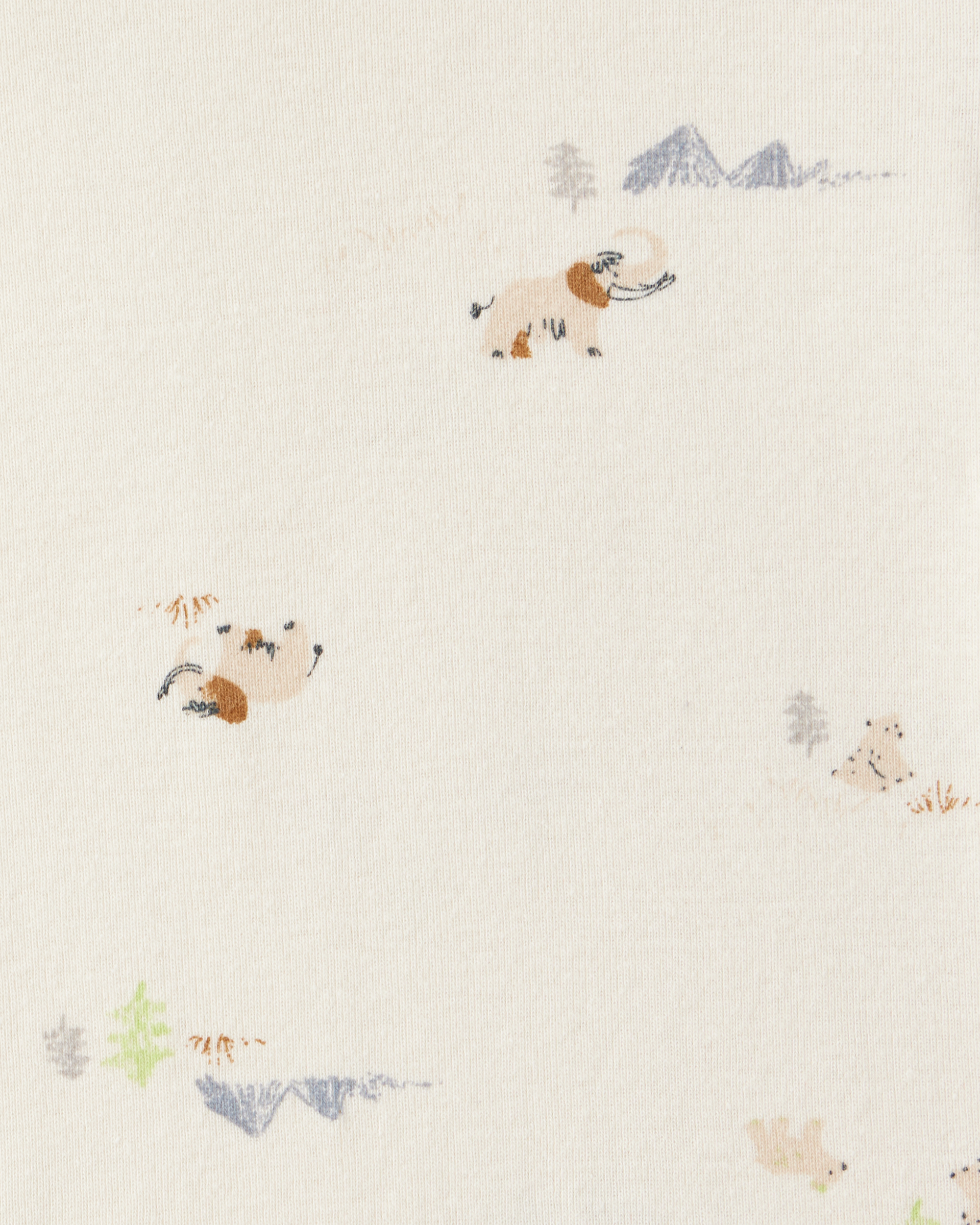 Baby Boy 2-Piece Print Velour Jacket Outfit Set - Navy