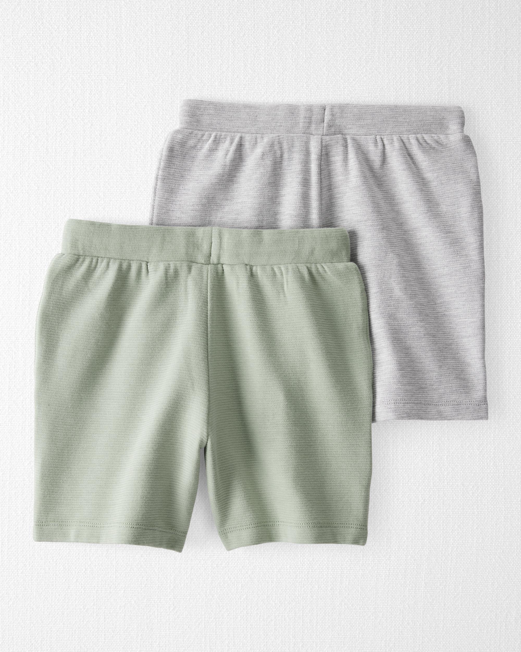 Kid 2-Pack Organic Cotton Shorts