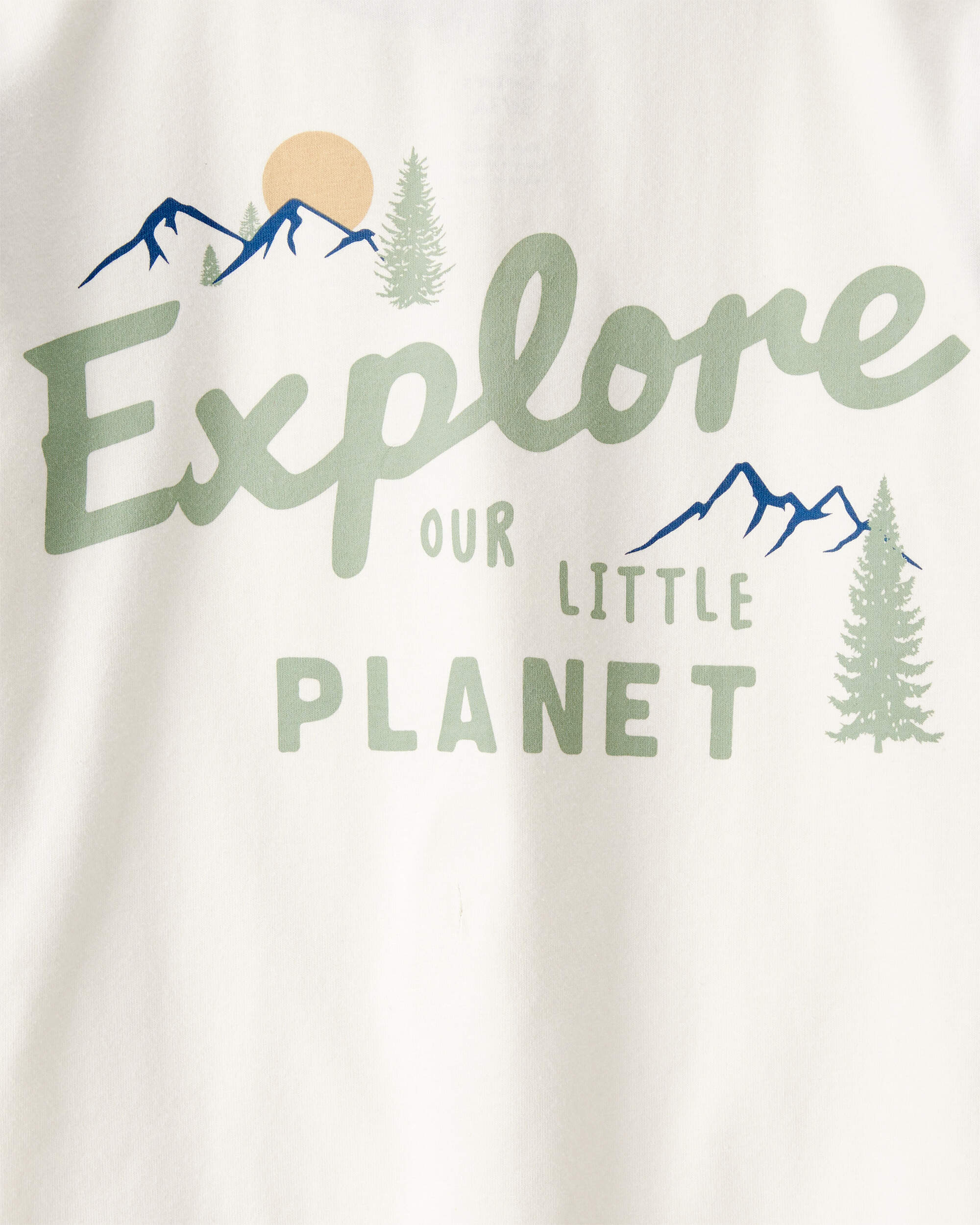 Toddler Organic Cotton Let's Explore Long-Sleeve Tee