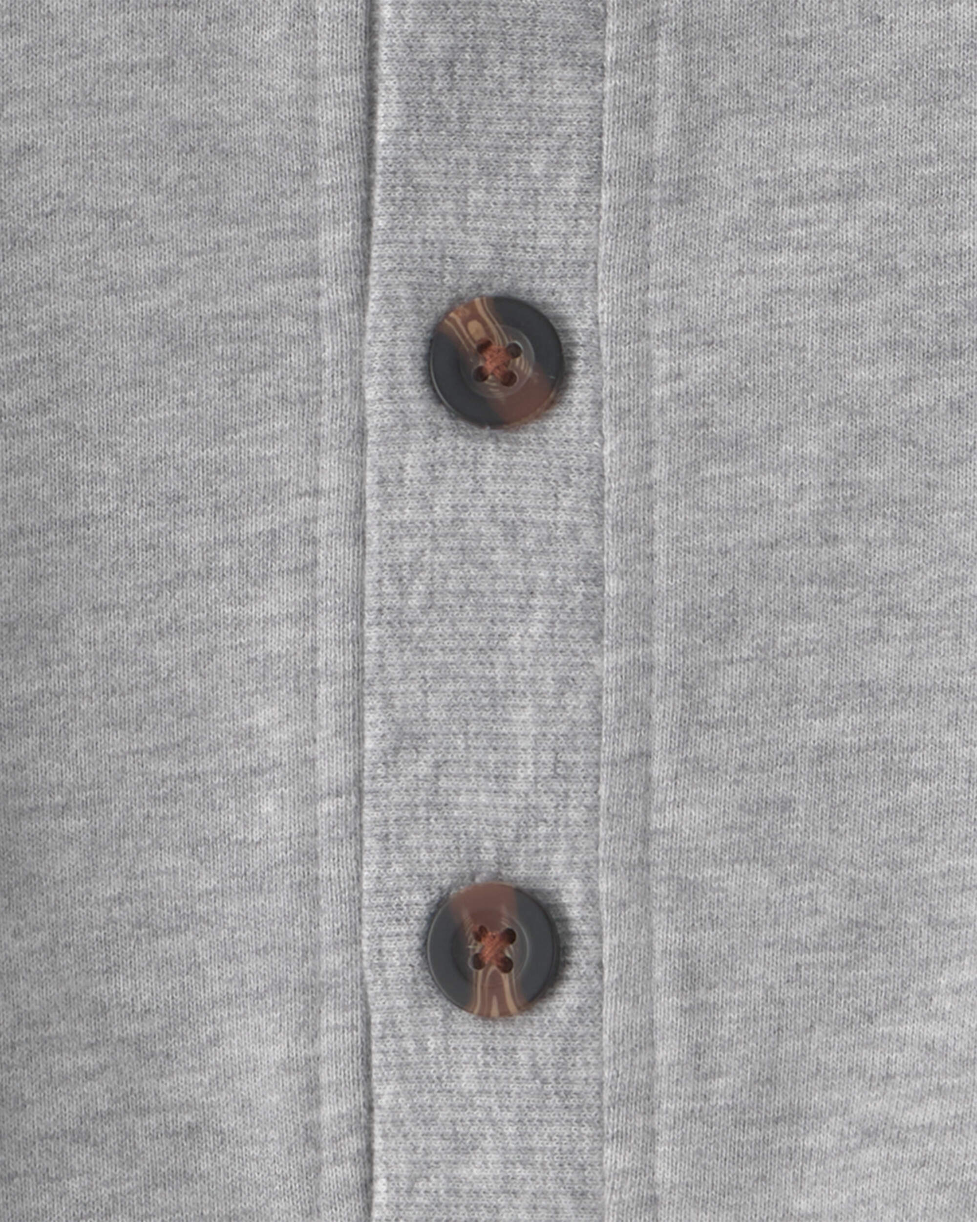 Baby Boy 3-Piece Varsity Cardigan, Bodysuit & Short Set - Green/Grey