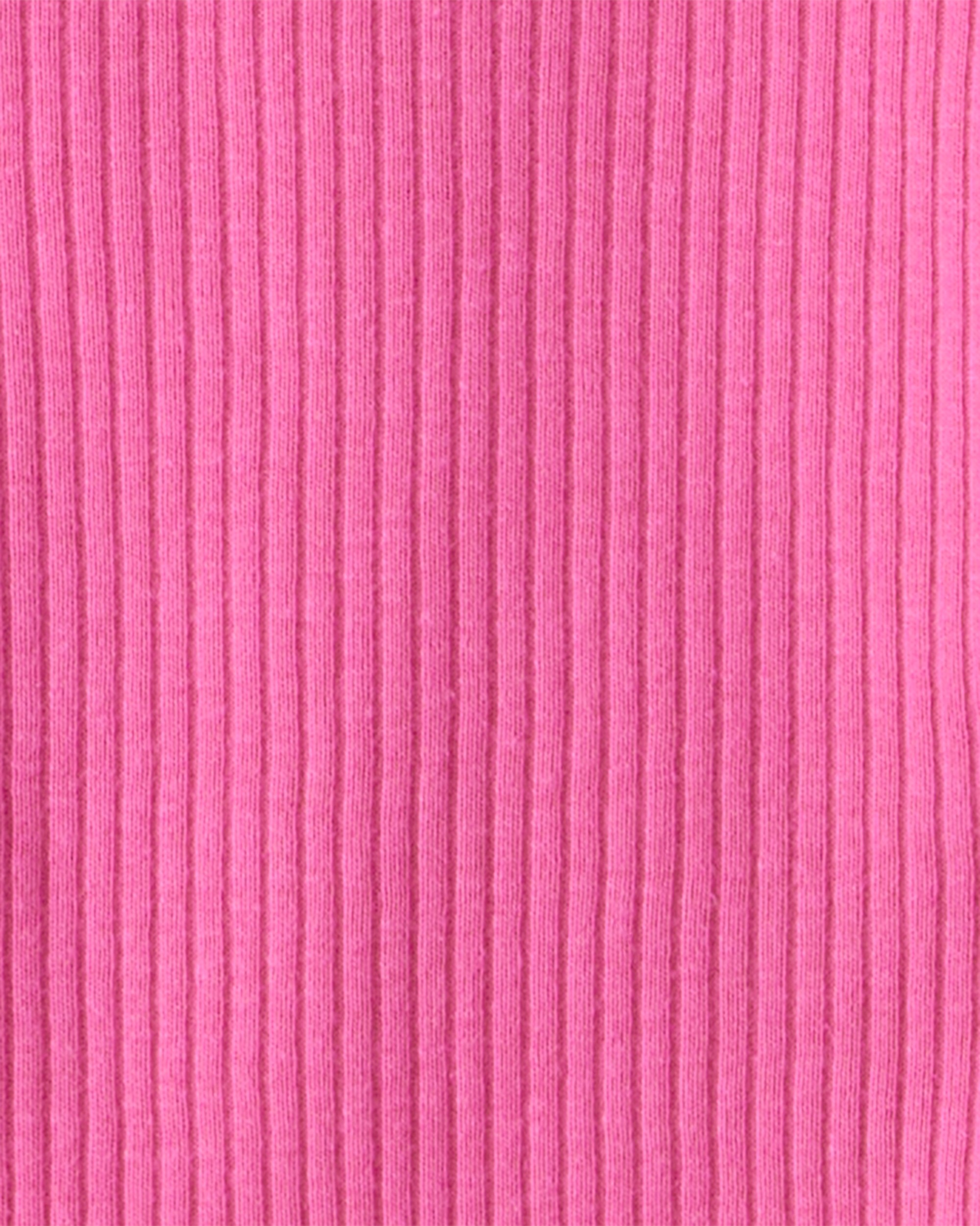 Baby Girl 4-Pack Bow Print Long-Sleeve Multipack Bodysuits - Blue/Pink/White