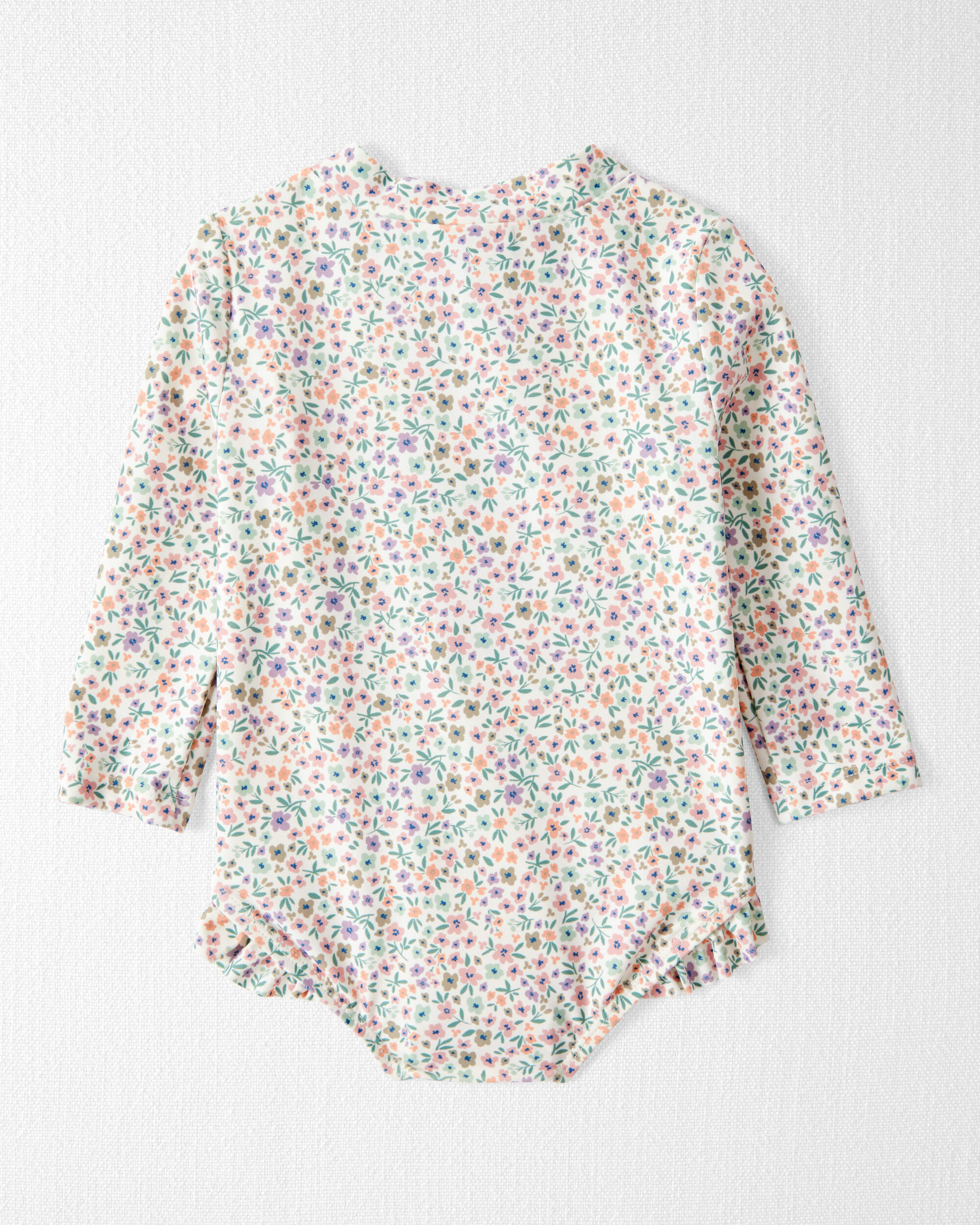 Baby Girl Recycled Ruffle Swimsuit