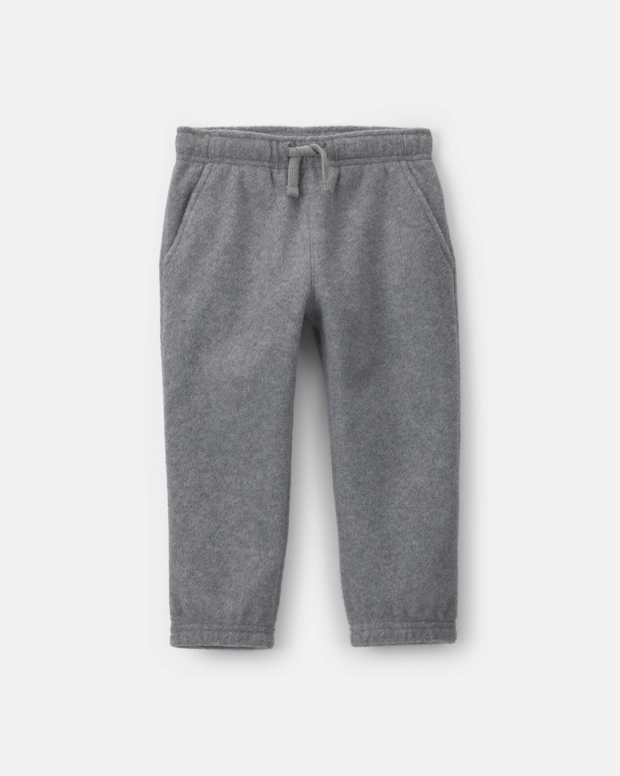 Toddler Boy Microfleece Pants - Grey