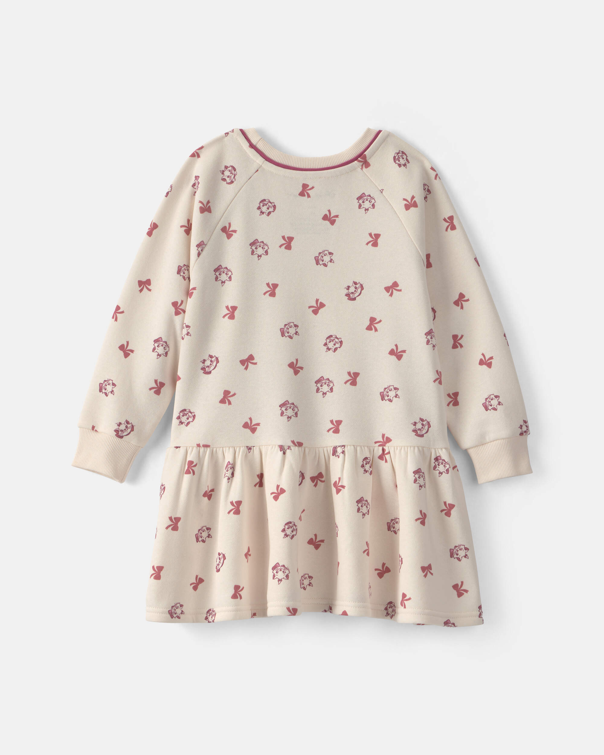Toddler Girl Disney© Long-Sleeve Dress - Cream